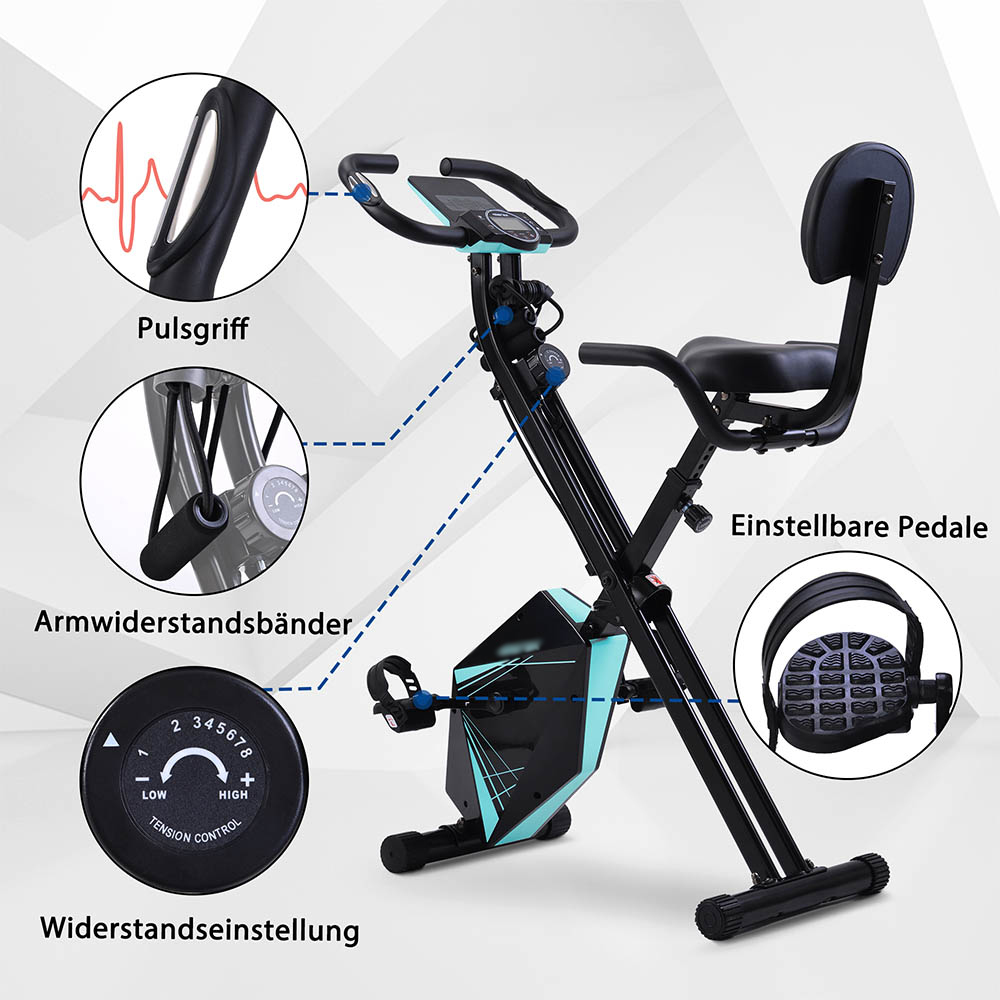 Hometrainer Trimmrad Fitnessbike Ergometer XForm LCD