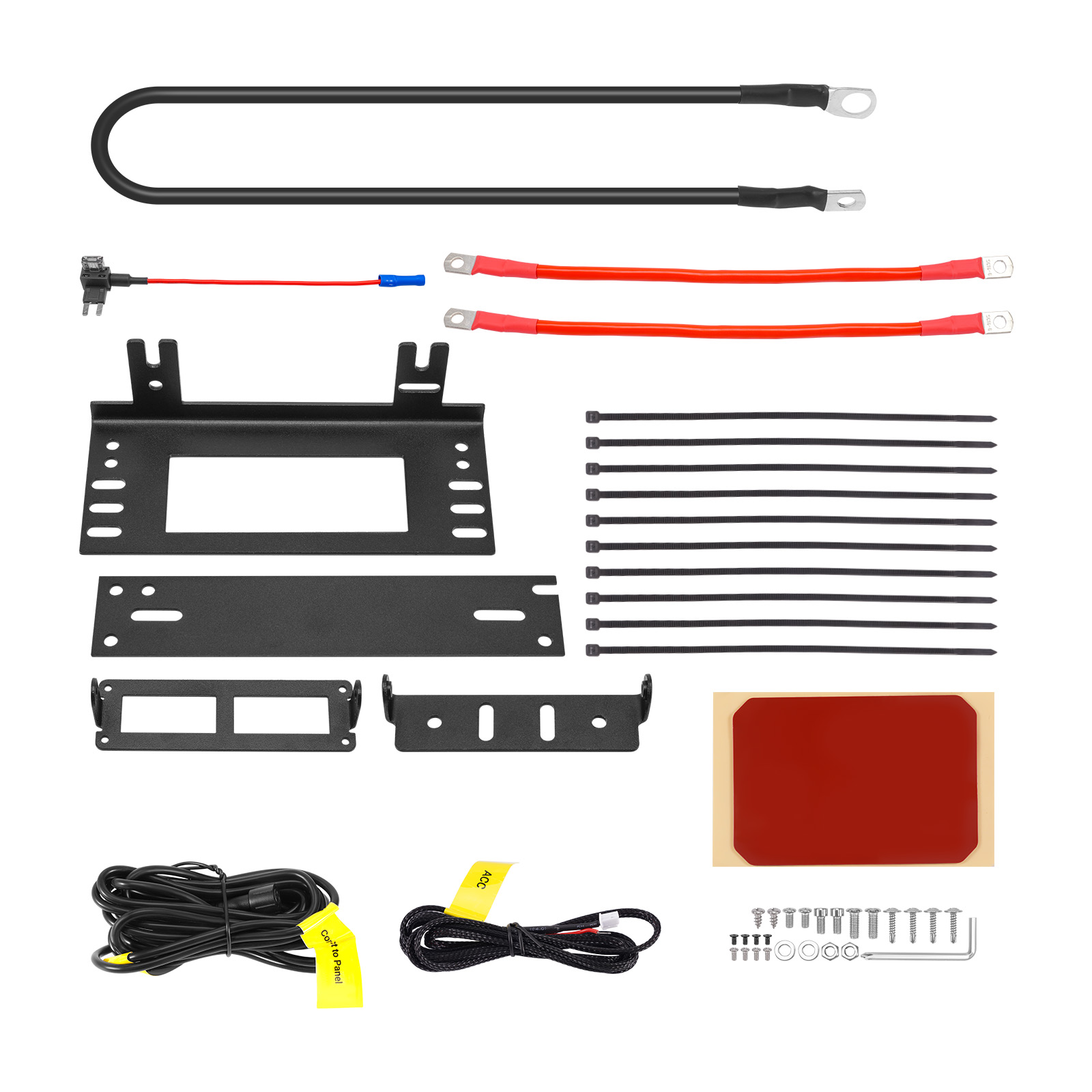 Universal 6 Gang Switch Panel For Car Marine Boat RGB Touch Control 60A 12V-24V