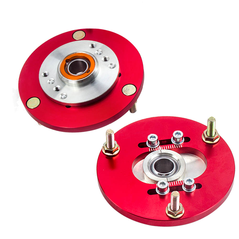 Coilover Suspension Camber Plates For BMW 3 Series E36 1991–1998 Red