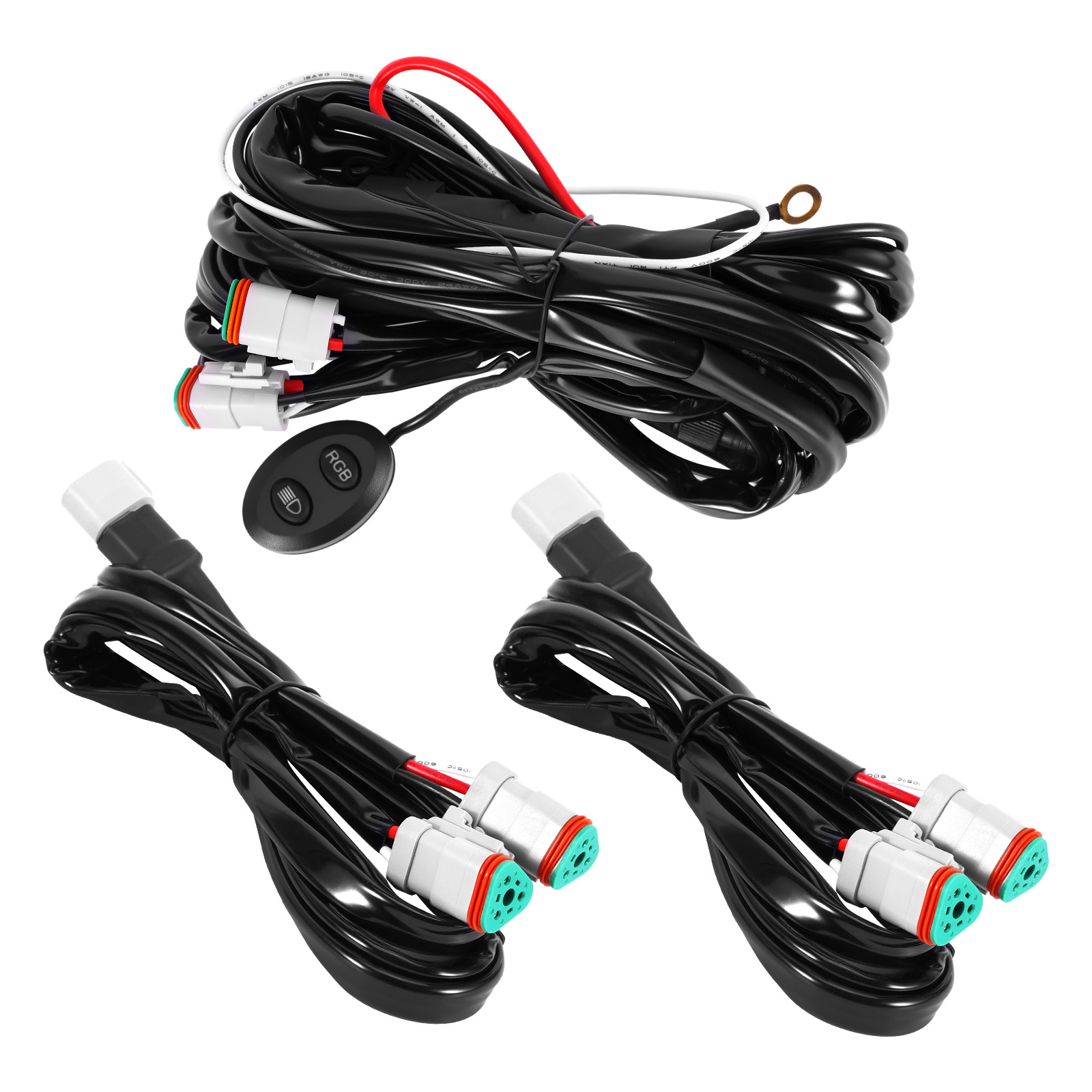 LED Light Wiring Harness For maXpeedingrods Crosshair Series 40A 4-Way Switch