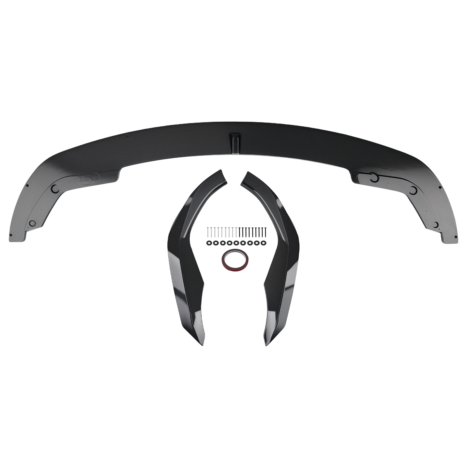 Bumper Lip Front Spoiler for BMW 3 Series G20 M Sport 19-22 Carbon Style