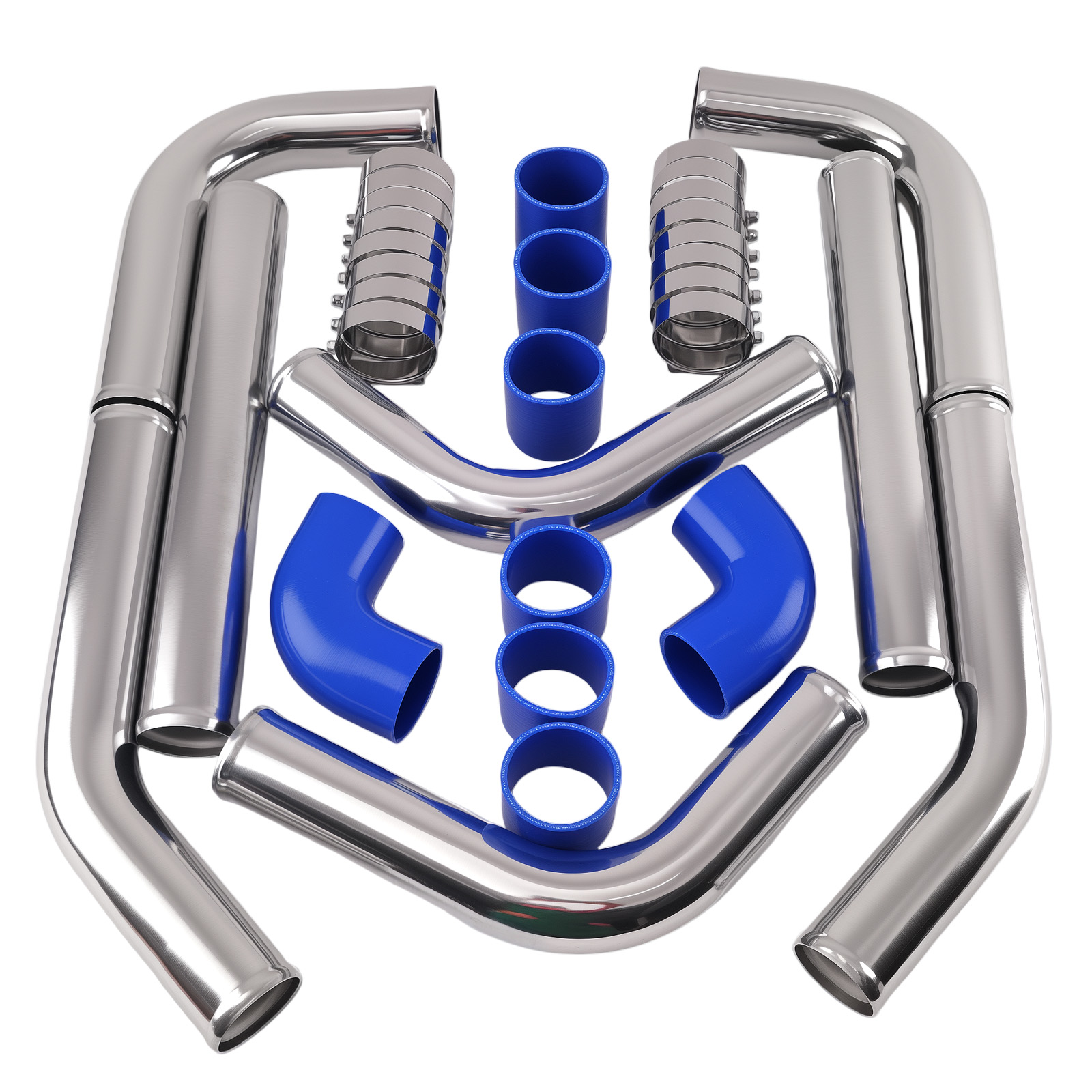 2.5 64 mm À faire soi-même Custom Race Kit turbo silicones intercooler Hard pipe