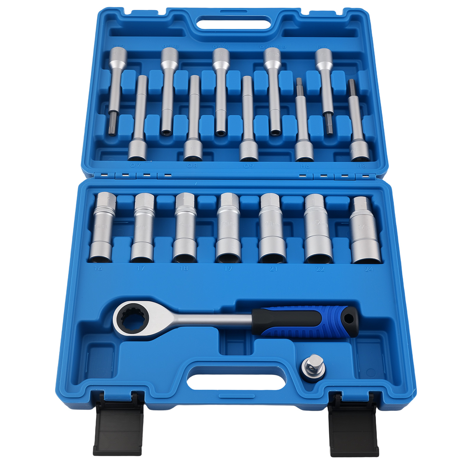 19PC Shock Absorber Tool Kit Suspension Strut Nut Removal Top Mount Tool Service
