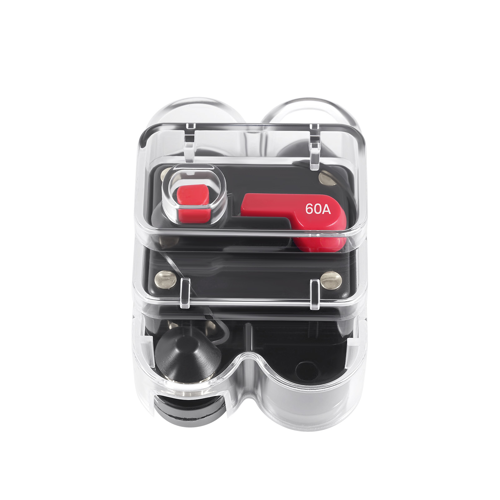 Universal 6 Gang Switch Panel For Car Marine Boat RGB Touch Control 60A 12V-24V