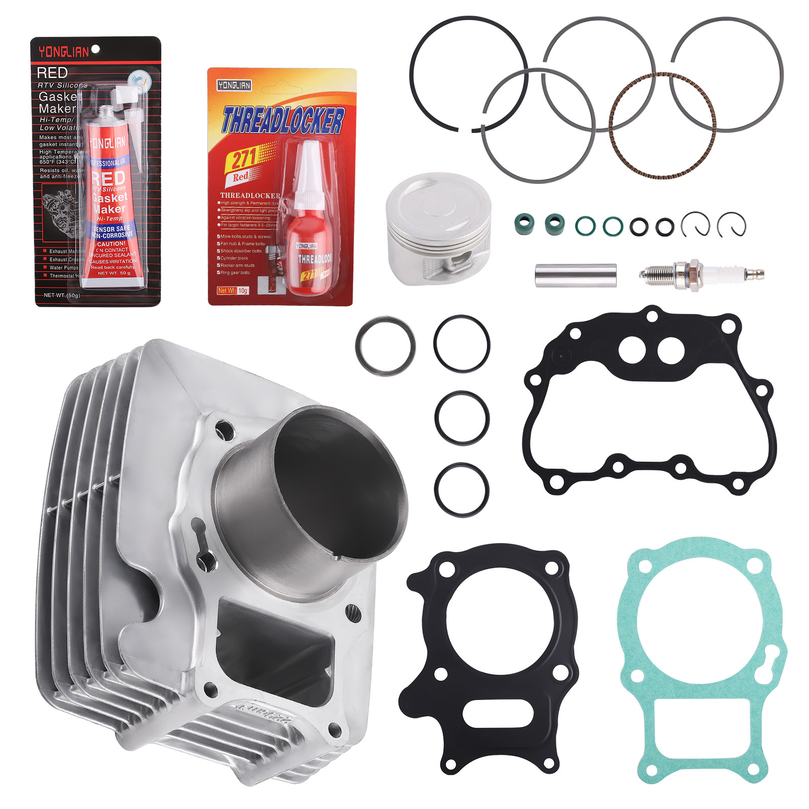 Cylinder Piston Gasket Kit For Honda TRX250 Recon TE TM TRX250 EX X97-20 68.5mm