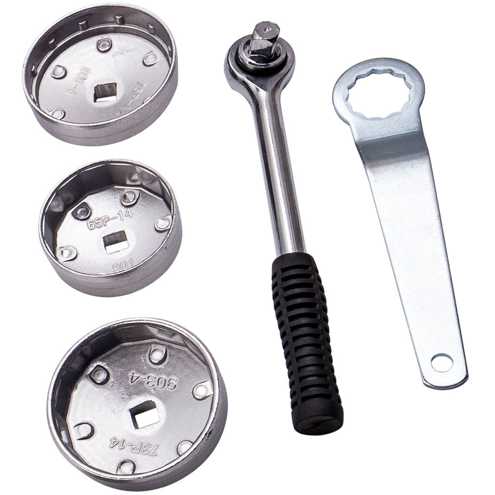 23pcs Cup Type Oil Filter Wrench Tool Set Removal Socket Kit Service Oil Change