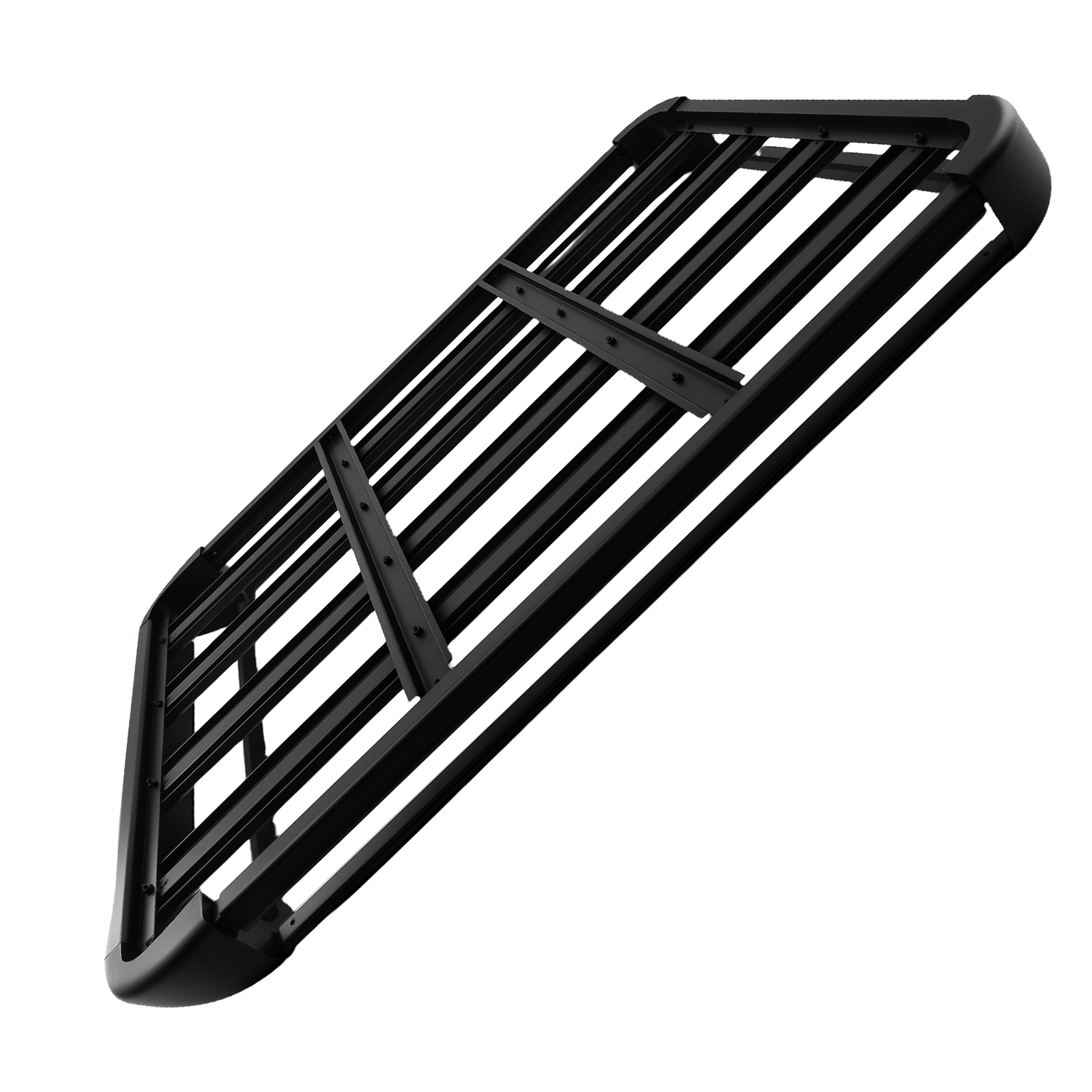 Universal Aluminium Roof Rack Basket Tray Luggage Cargo Carrier Black 127X100 CM
