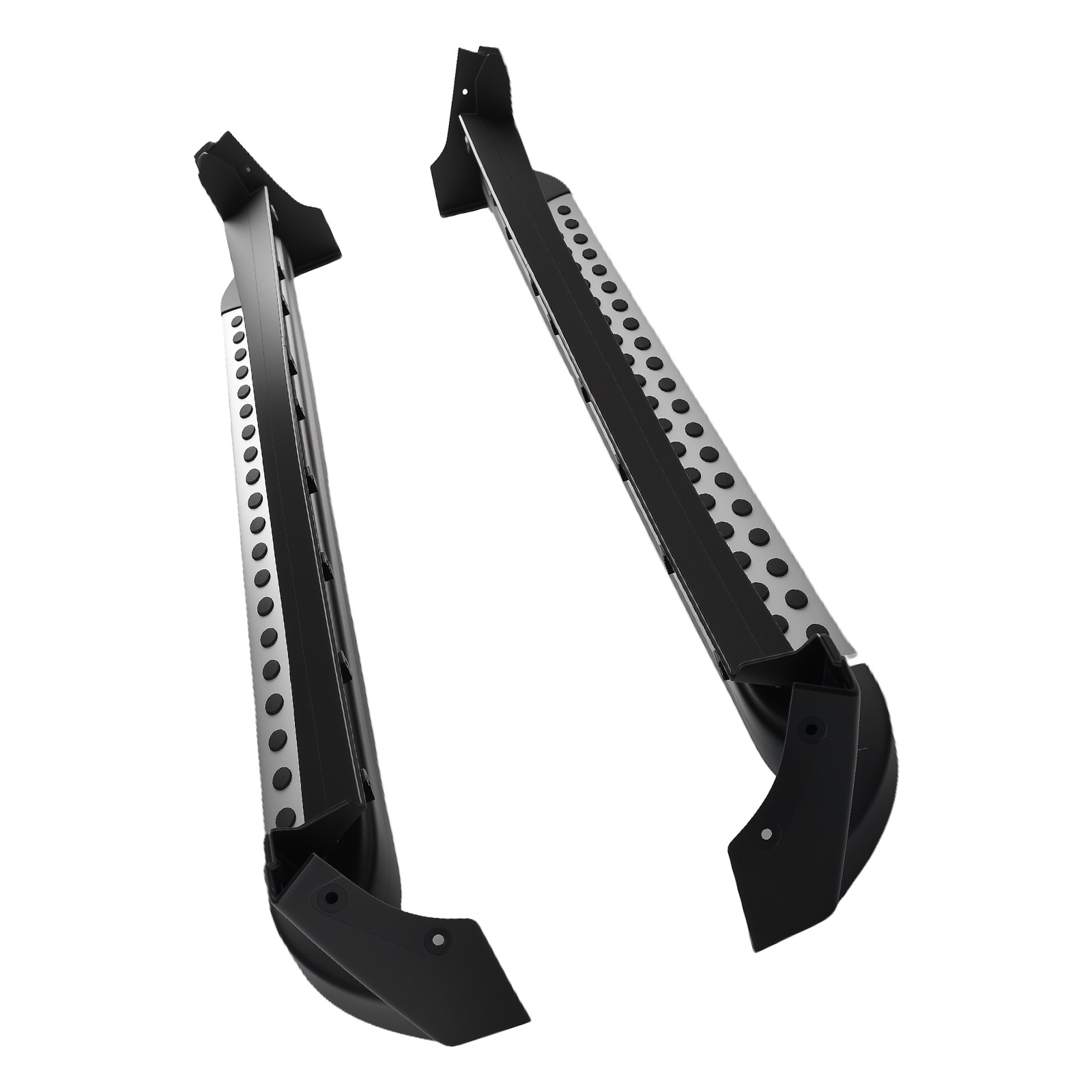 Black Aluminium Side Steps for Nissan X-Trail T32 14-2020 Running Board Pair
