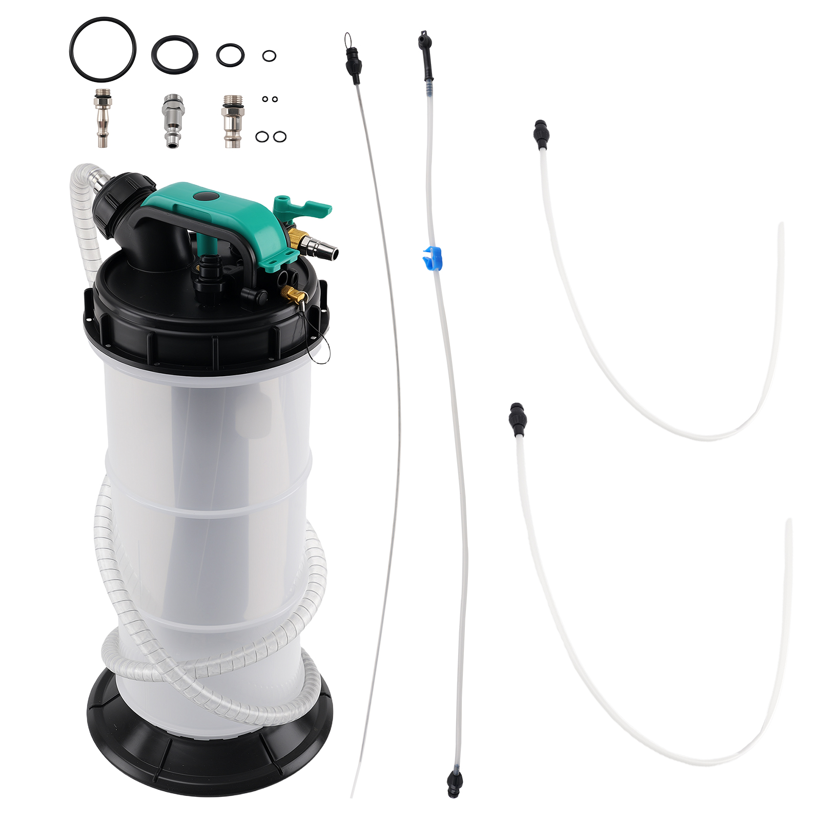 5.3L Manual Oil Extractor Vacuum Transfer for Car Engine Fluid 6 Hoses