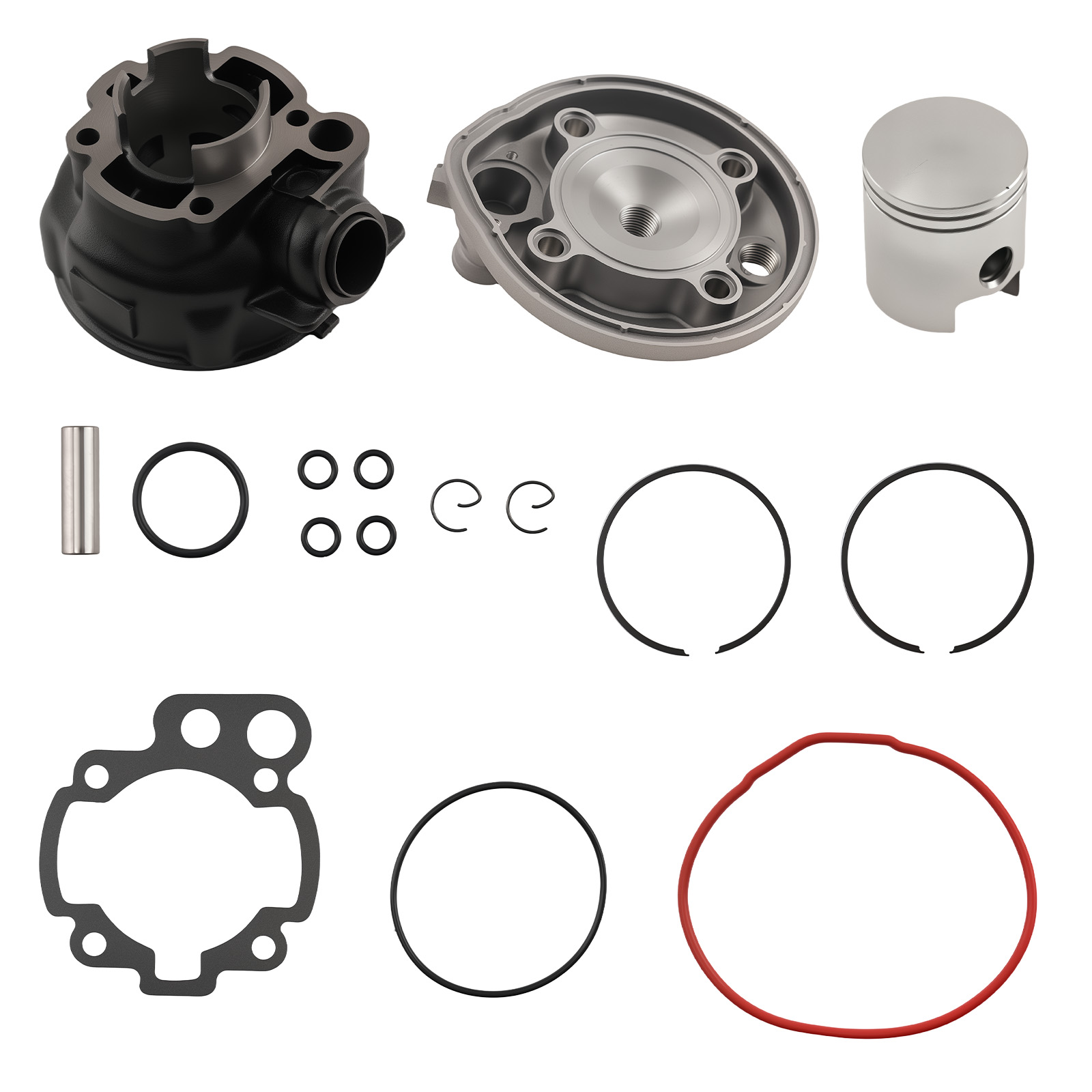 70cc Big Bore Cylinder Kit For Yamaha TZR50 Rieju MRT 50 (AM6) MBK X Power