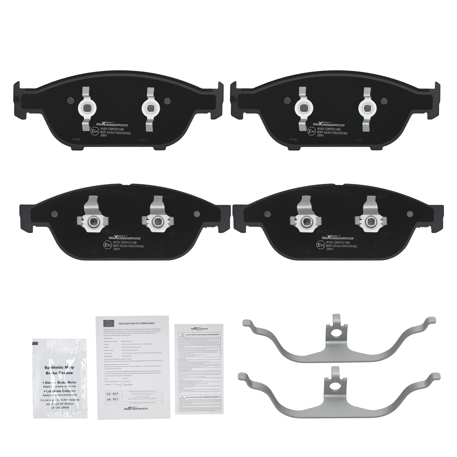 New Brake Pads Set Front for Audi A6 C7/A7 Sportback 2010-2018 4G0698151G