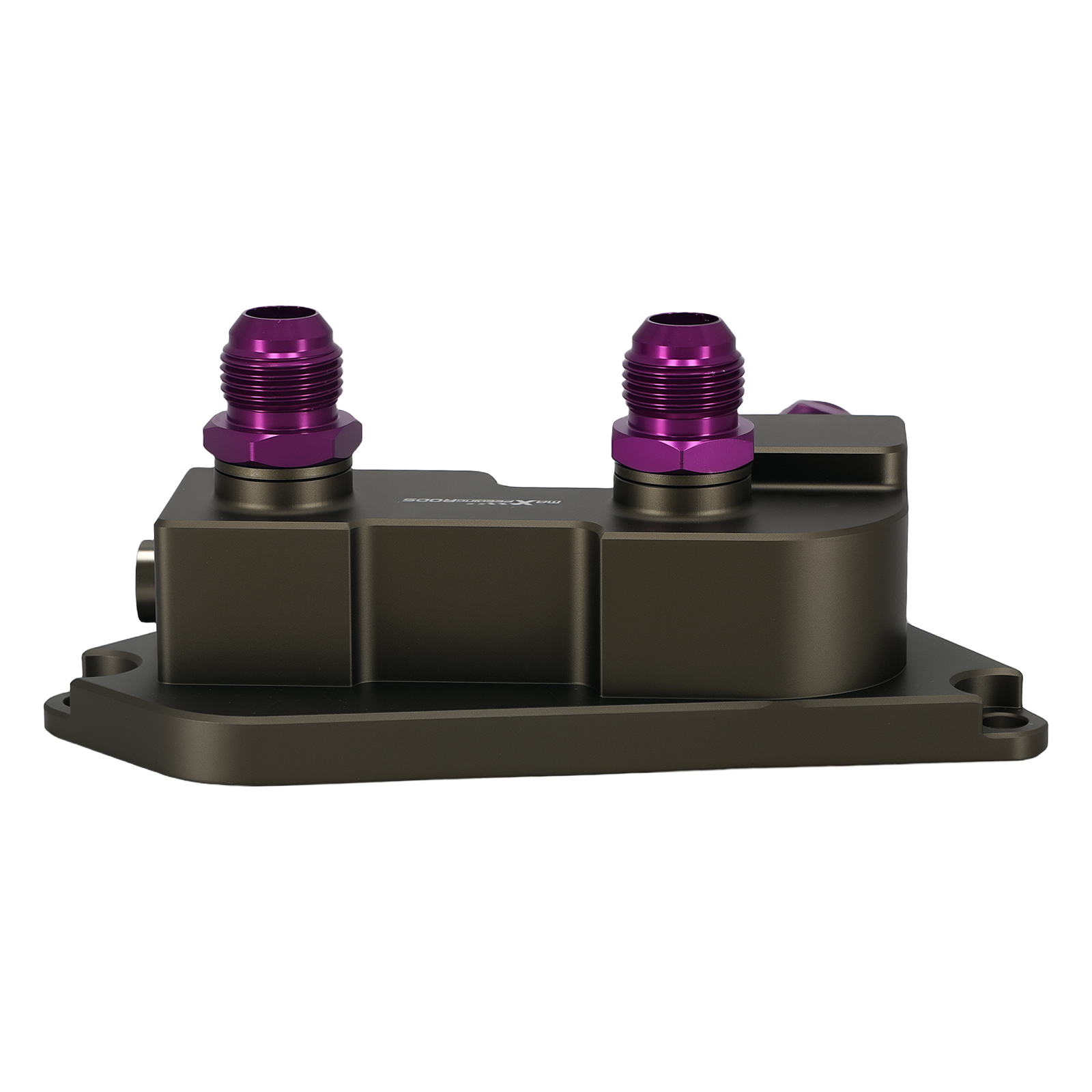 AN10 Oil Cooler Sandwich Adapter for BMW N20 N26 N52 N53 Thermostatic Purple