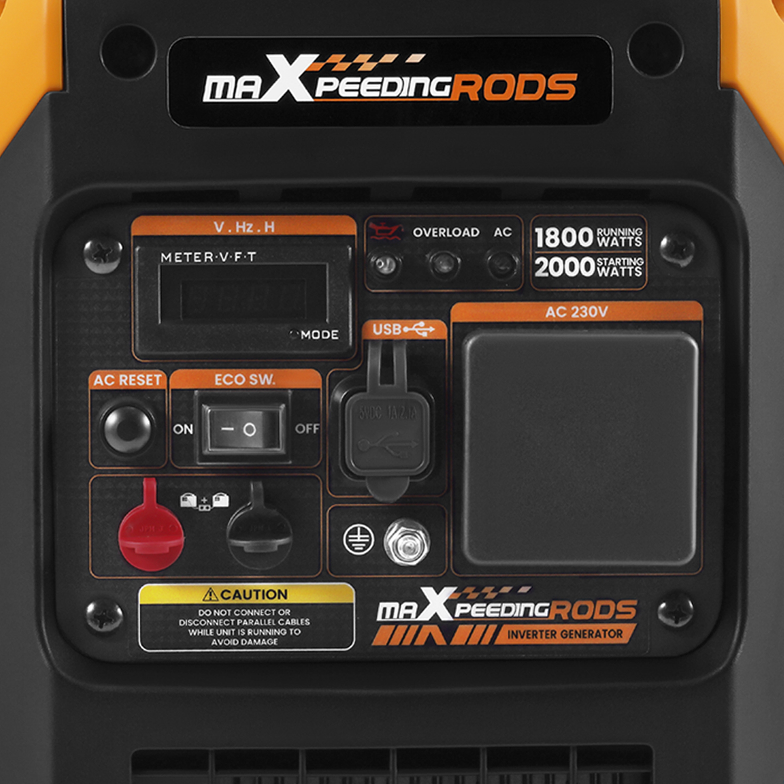 2000W Generator Petrol Inverter Portable Suitcase Silent 15KG Camping RV SUV