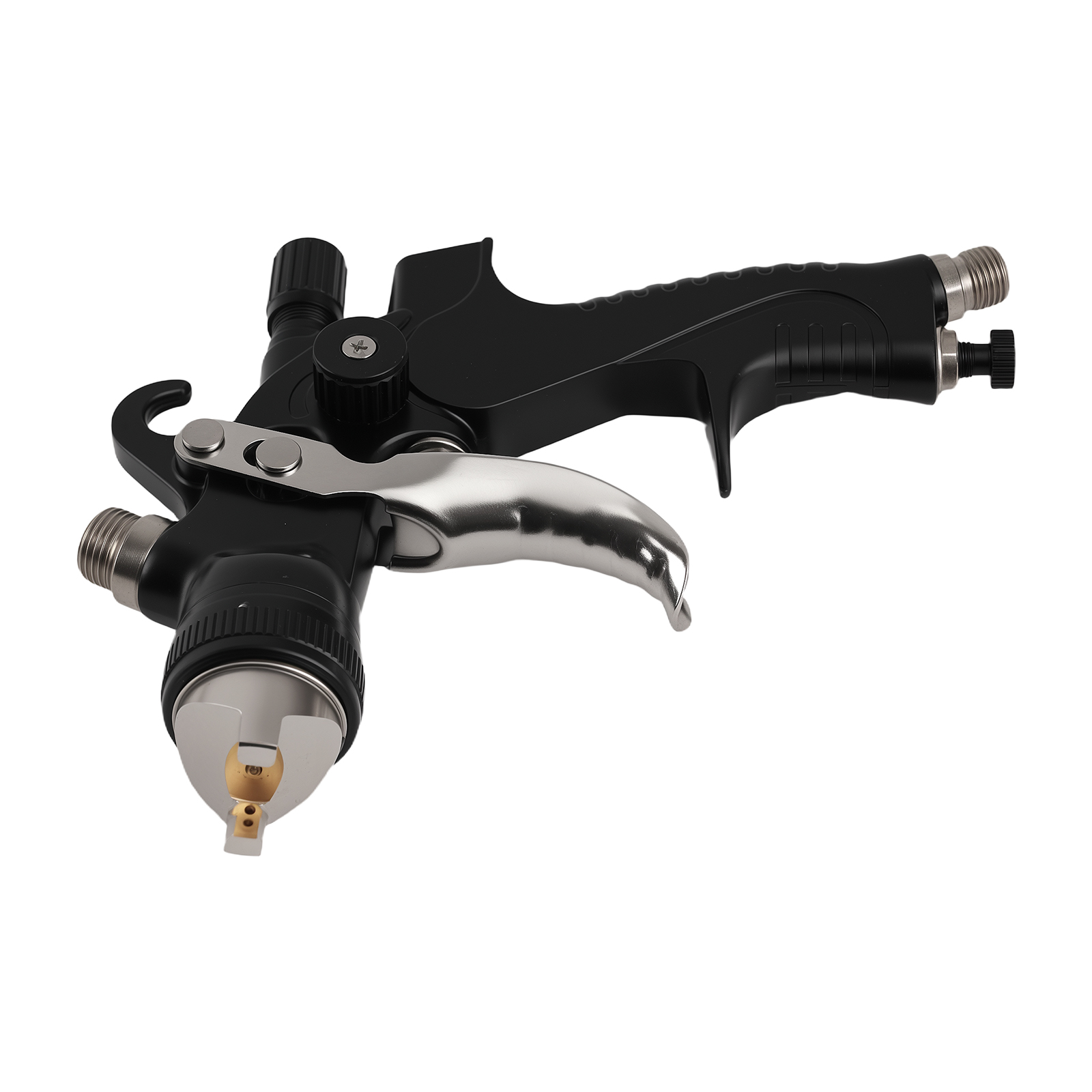 600ml Gravity Feed Spray Gun Set for Automotive Furniture Painting 3 Nozzle Size