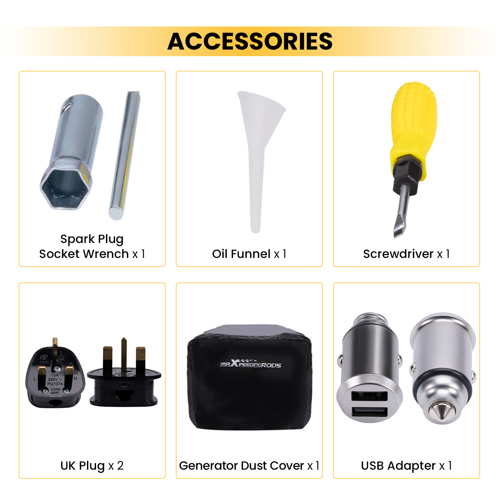 Petrol Inverter Generator Portable 3.5KW Camping RV Phone/PC Charge Low noise