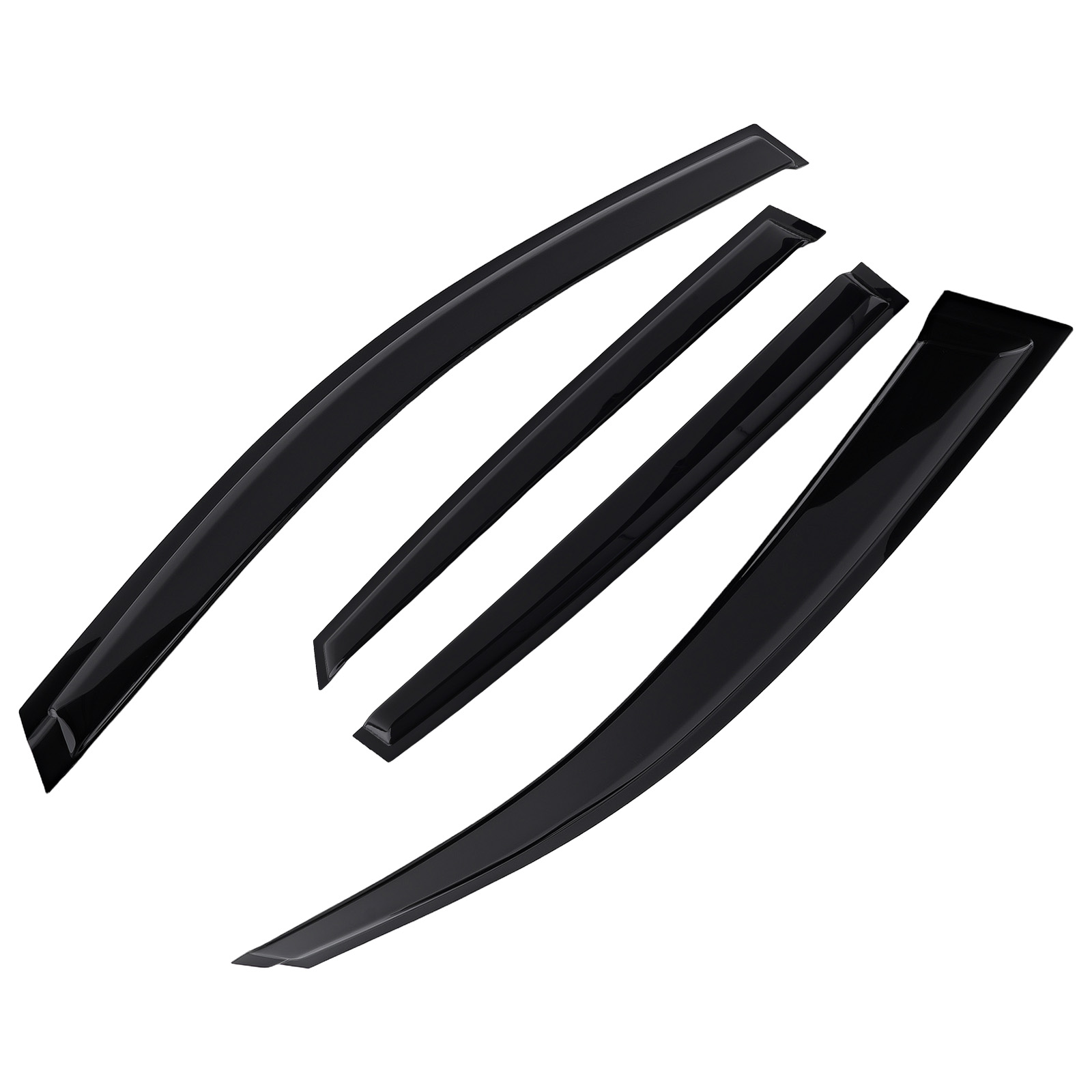 Wind Deflectors for HONDA CR-V MK4 2012-2017 5-Door SUV Black 4PCS