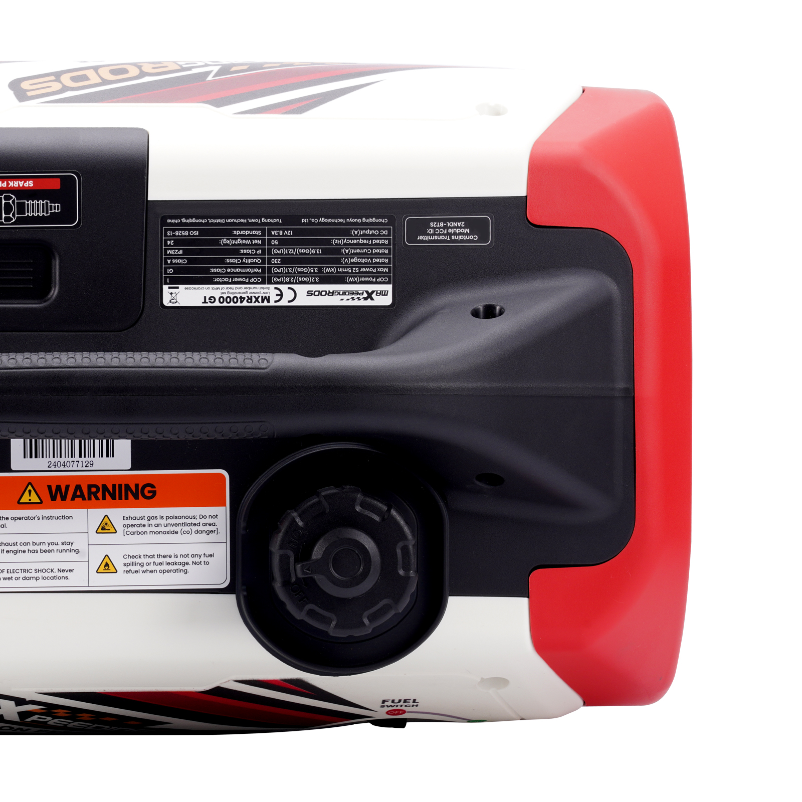 Groupe électrogène Inverter 3300W LPG essence Bluetoot E-Start Silencieux camp