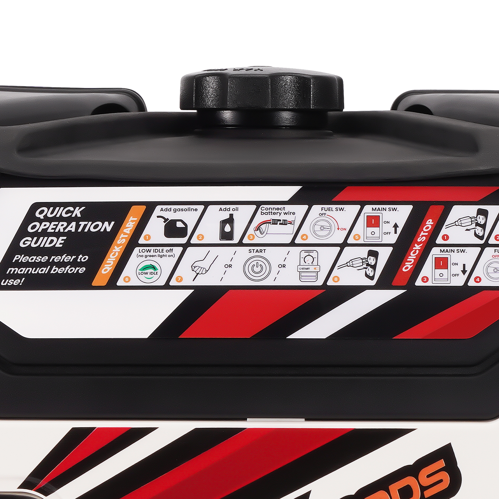 Générateur Inverter 5.5KW 230V à essence Groupes électrogènes for camping car
