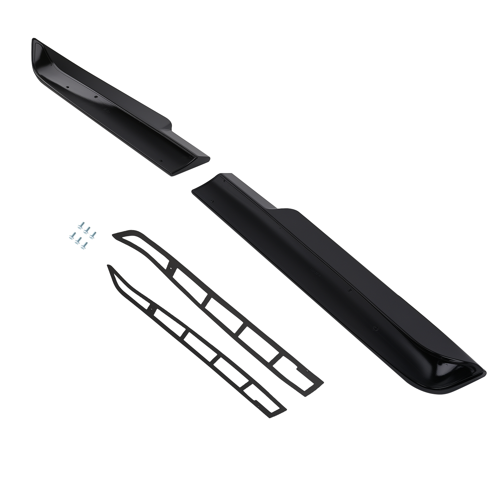 Rear Twin Barn Door Roof Spoiler for VW Transporter T5/T5.1/T6/T6.1 ABS Plastic