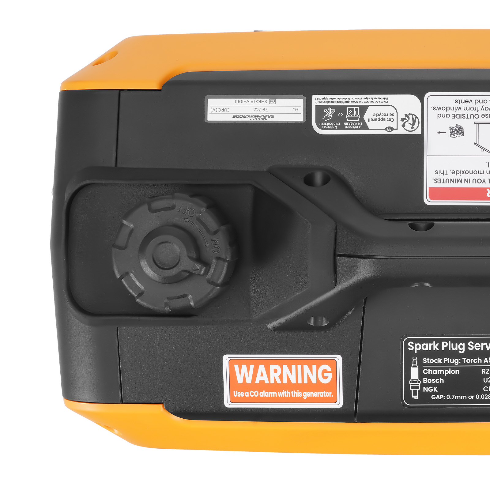 2000W Groupe électrogène D'onduleur Essence portable générateur silencieux camp