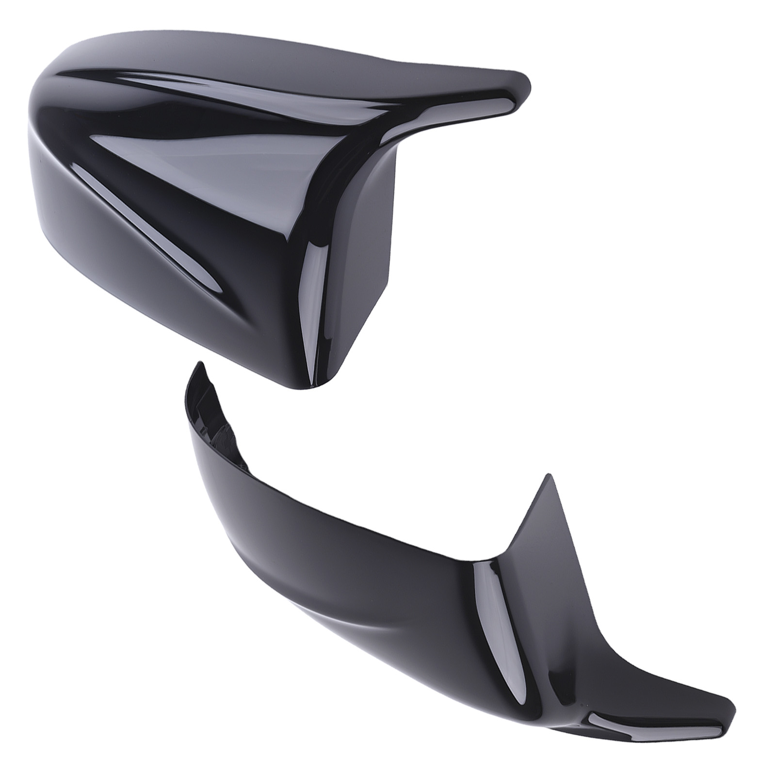 Wing Mirror Cover Caps for BMW X5 E70 X6 E71 07-13 51162182697 Gloss Black  Pair