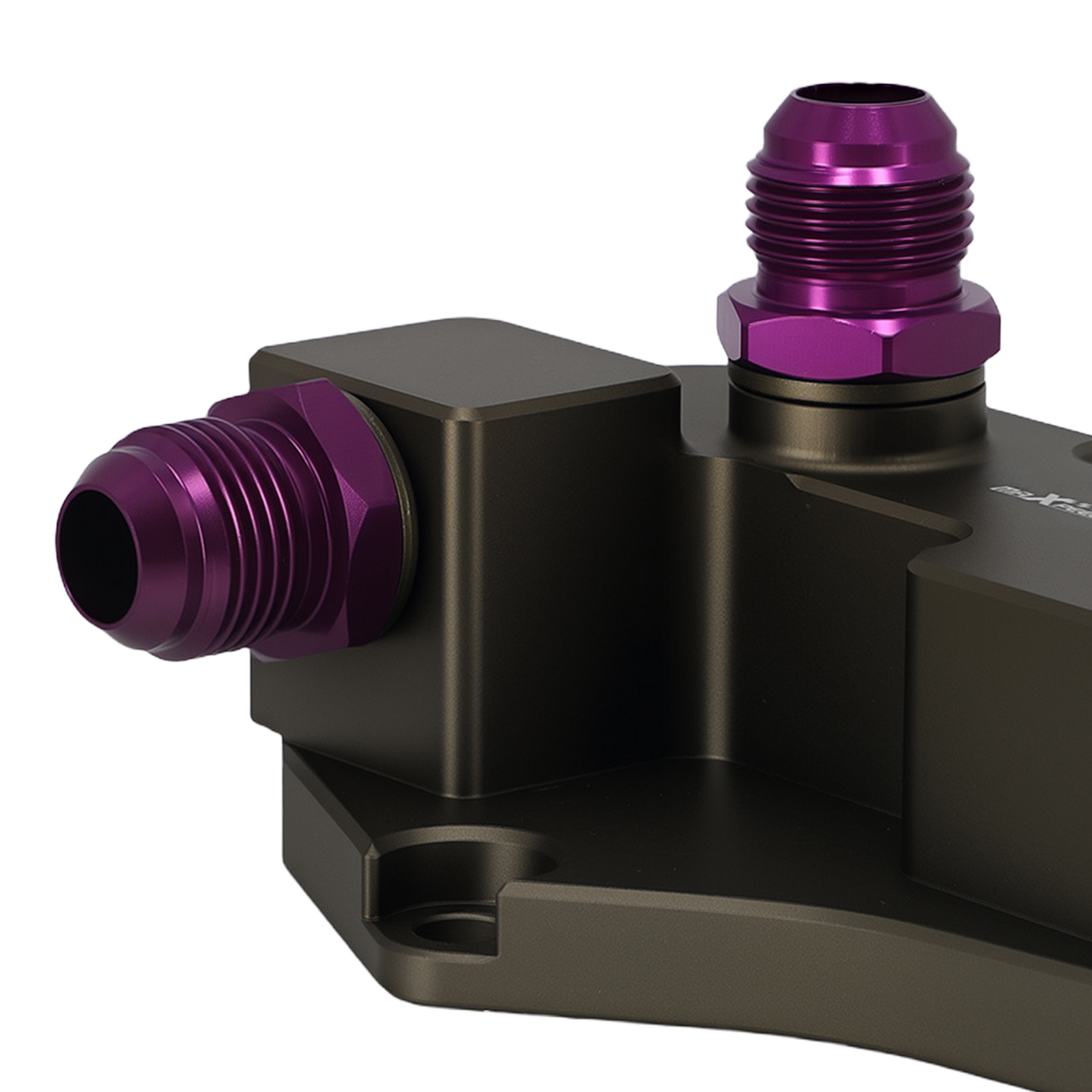 AN10 Purple Oil Filter Sandwich Adapter for BMW N20 N26 N51 N52 Thermostatic
