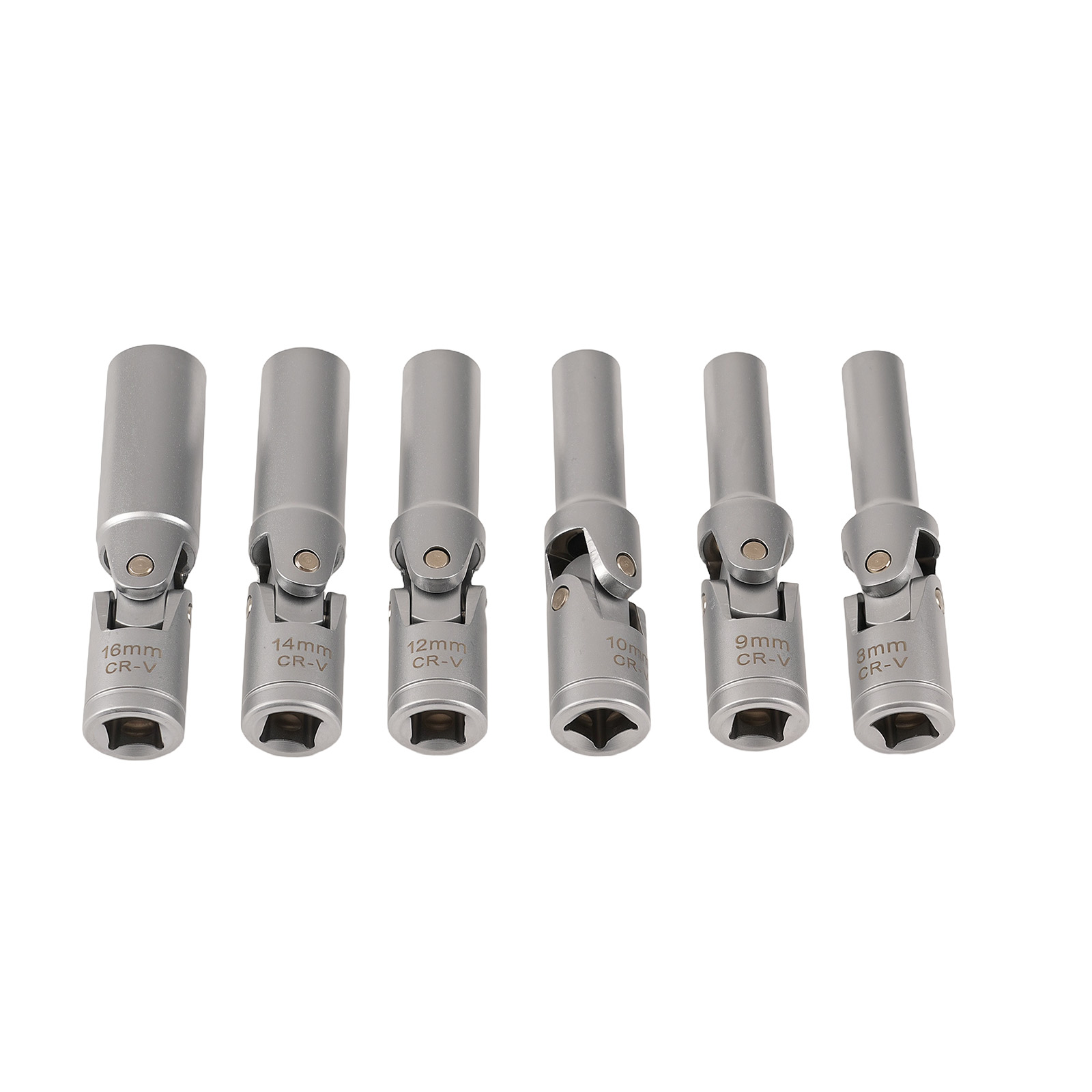 Workshop Pro Plus Glow Plug Socket Set for Engine 8mm-16mm 3/8