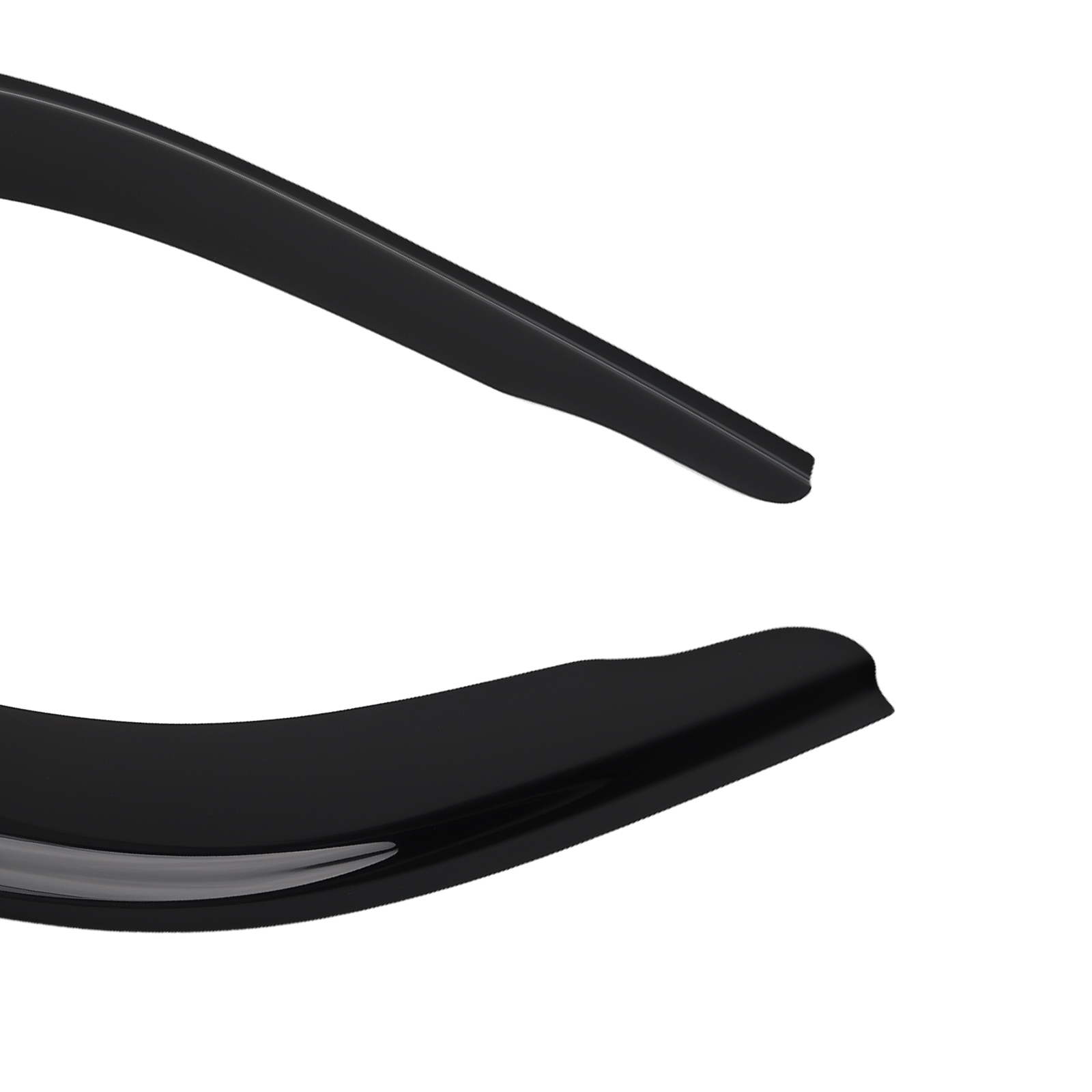 Rain Guards Wind Deflectors for VW Transporter T5 T6 T6.1 2003-2024 2PC  Black