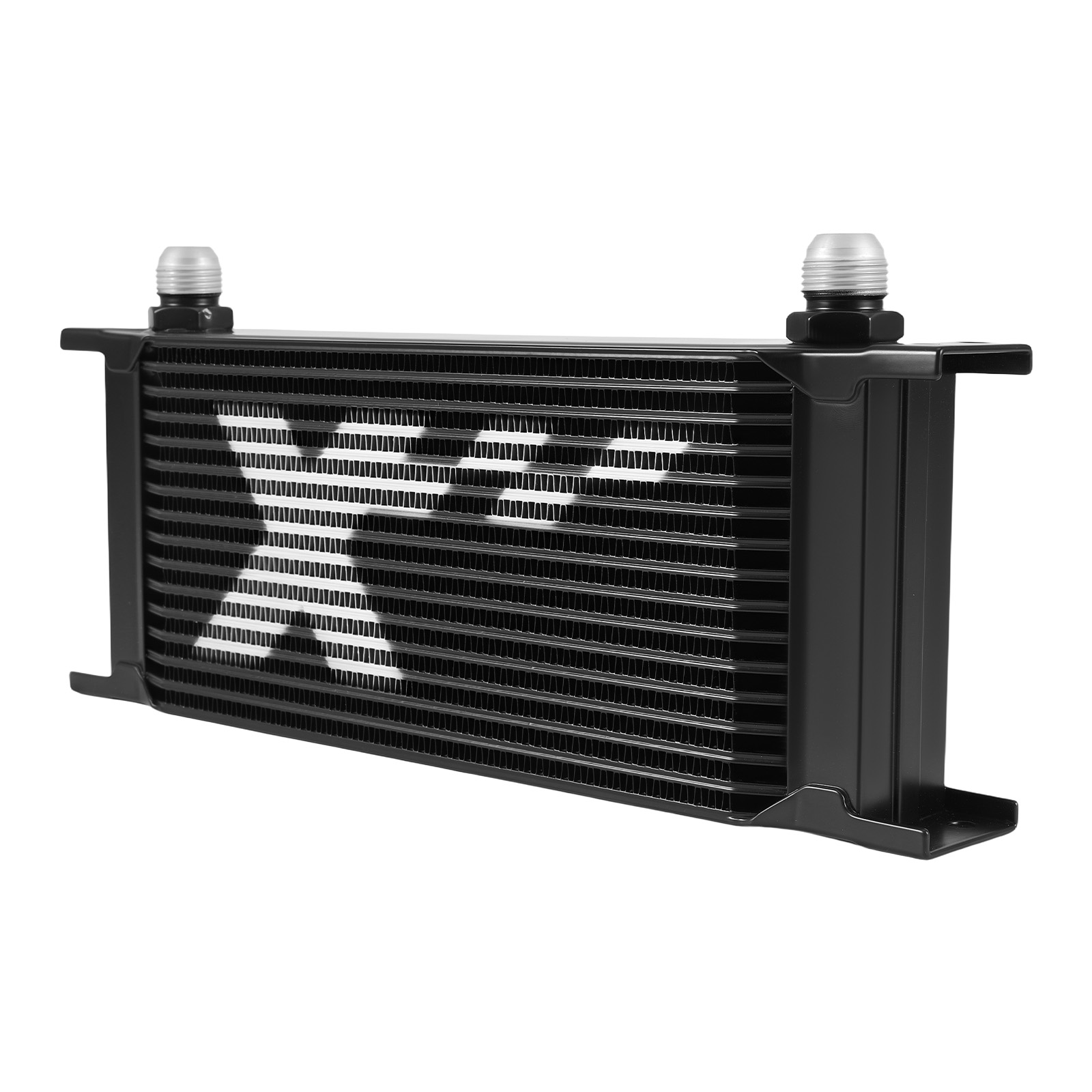 16-Row AN10 Oil Cooler for Universal Cars Air Guide Kit Aluminum Construction
