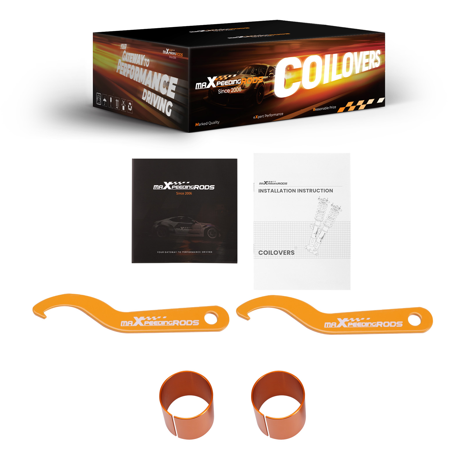 Amortisseurs Combinés Filetés for BMW E39 5 Serie Berline 1995-2003 E39 Coilover