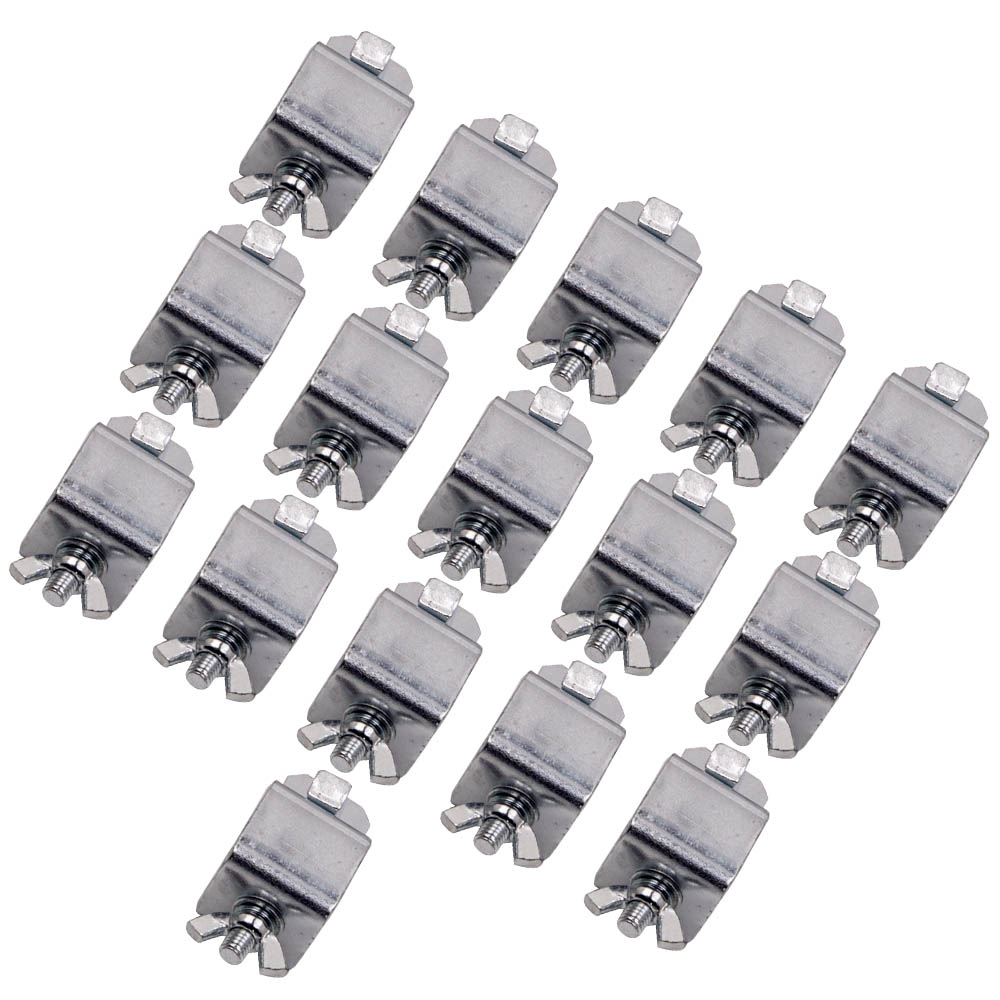 Butt Welding Clamps, 16pk - Auto Body Panel Clamps for Edge to Edge Welding