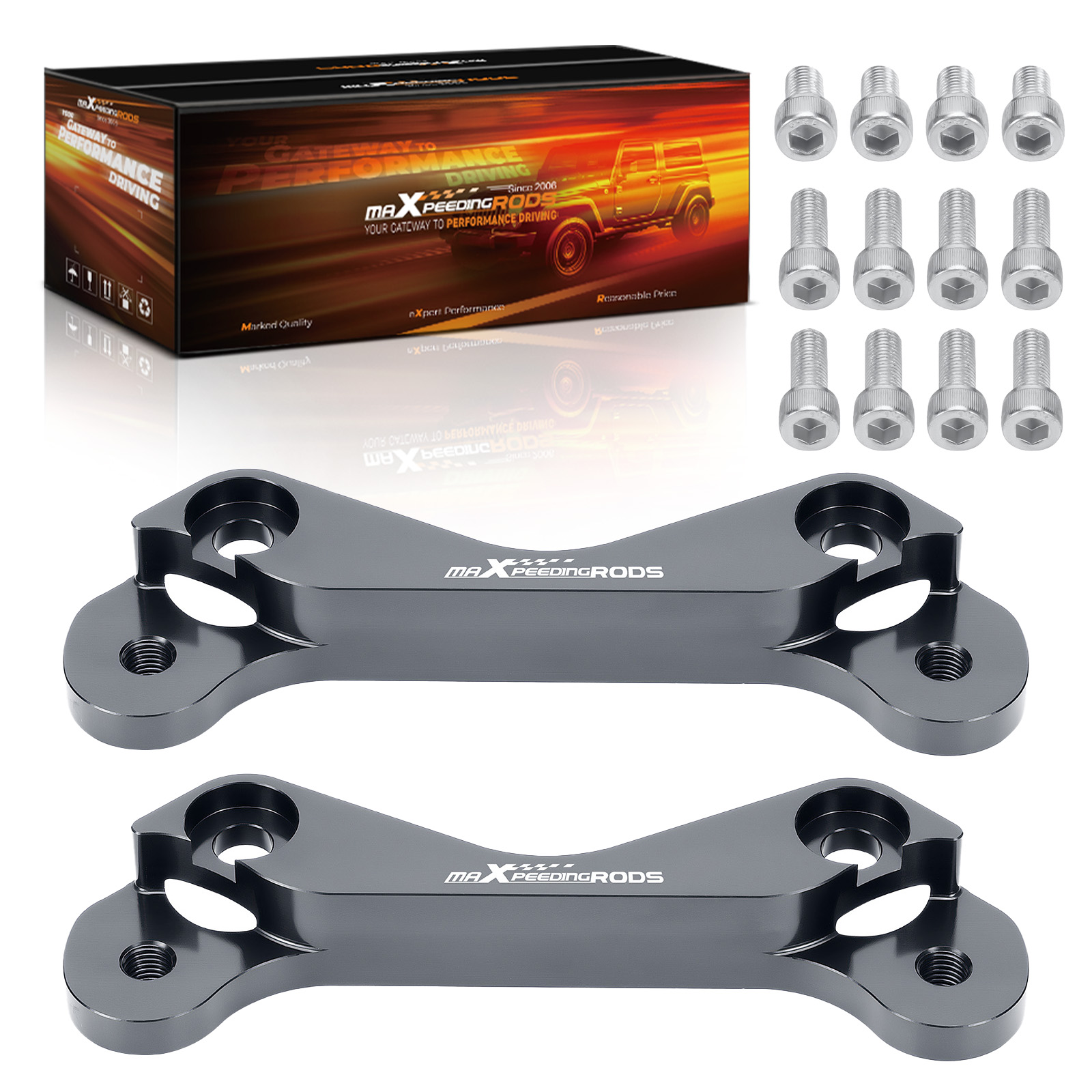 Adaptateurs d'étrier frein arrière 2 pistons (2 pièces) pour Subaru Impreza WRX