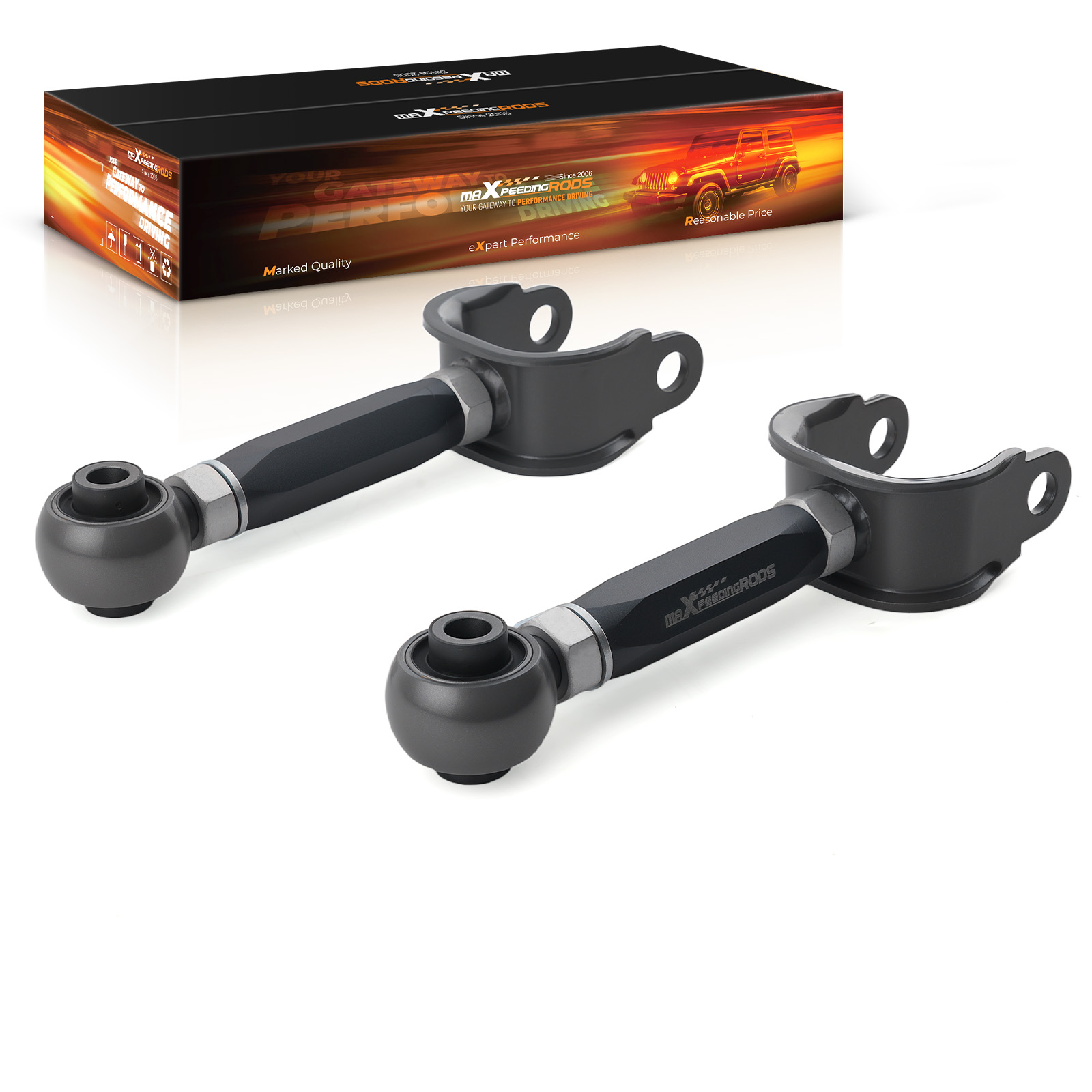 Aluminum Adjustable Rear Camber Arms Kit LH RH for Tesla model 3 / Y 2017-2025