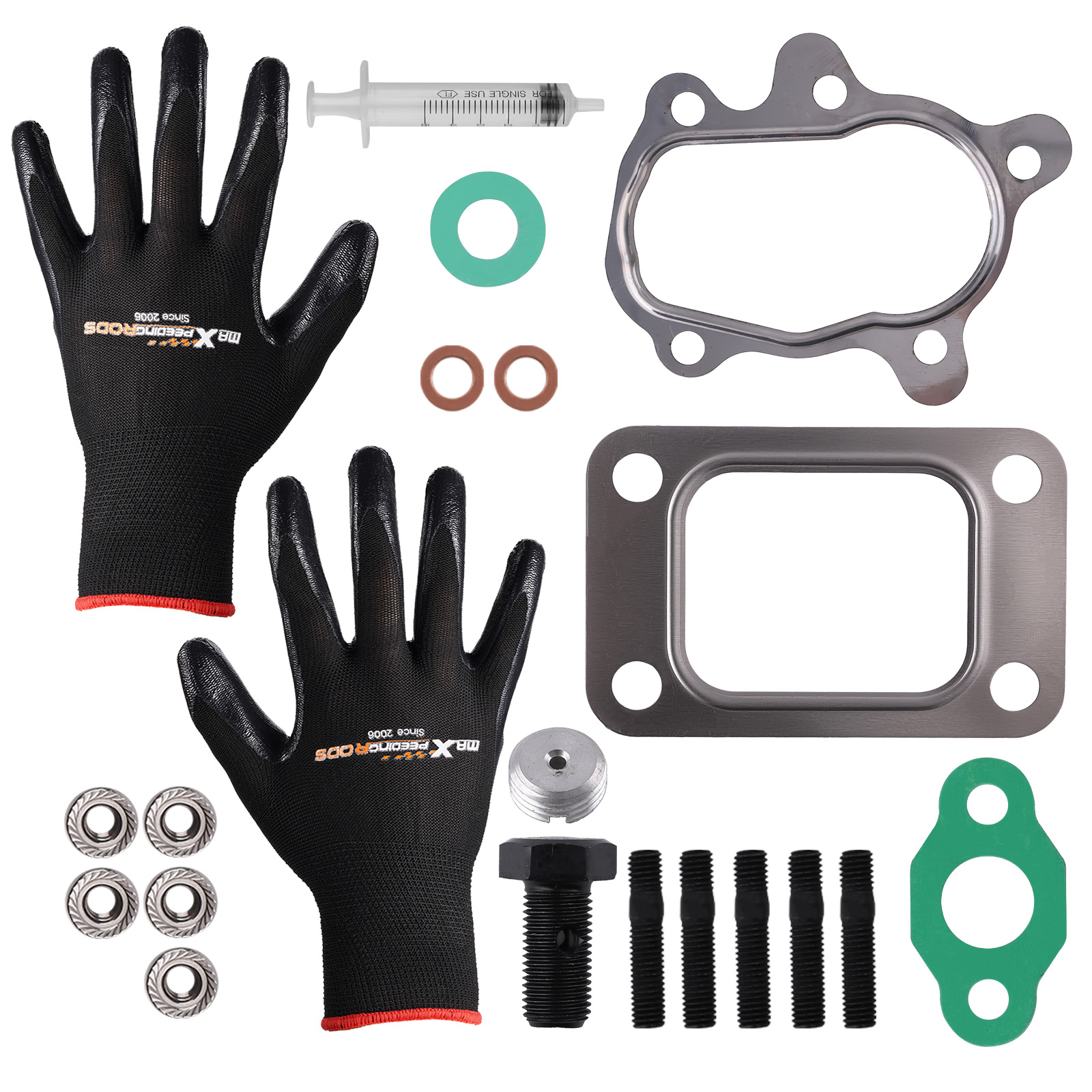 Universal Turbocharger Kit for 1.5-2.0L Engine T25 Flange 76 Turbine Trim 350BHP