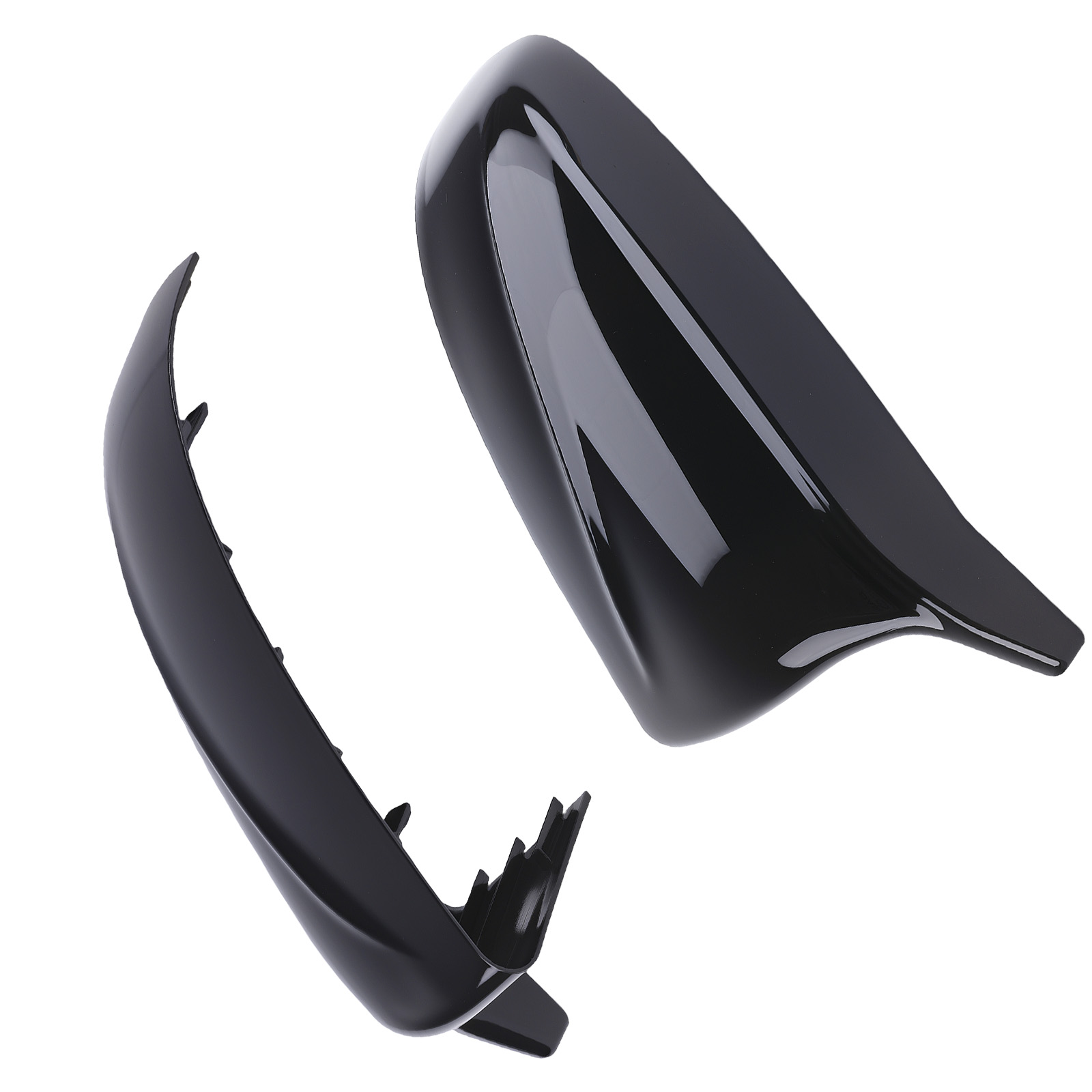 Wing Mirror Cover Caps for BMW X5 E70 X6 E71 07-13 51162182697 Gloss Black  Pair