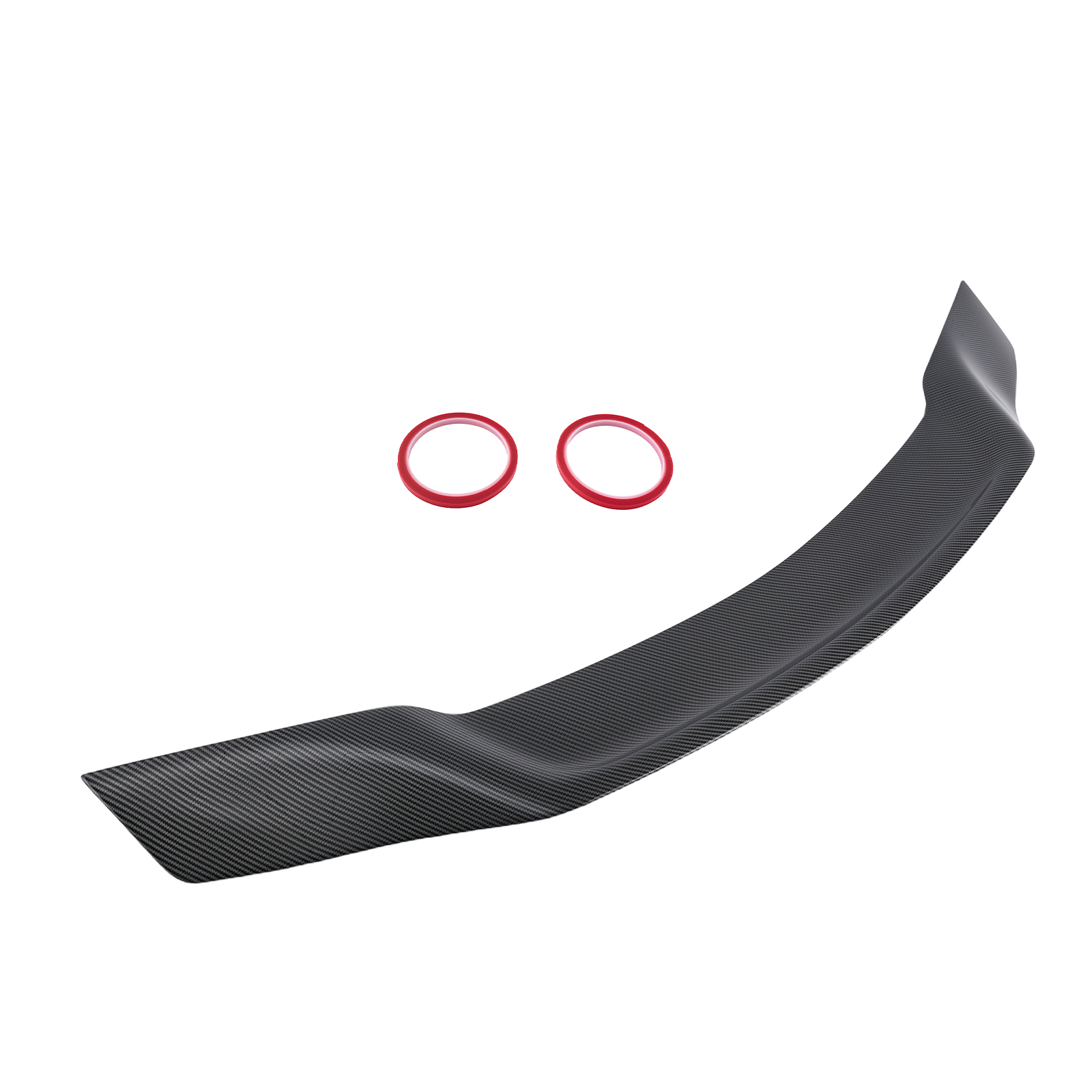 Boot Lip Spoiler for Mercedes Benz C Class W204 Saloon C63 2007-2014 Carbon Look