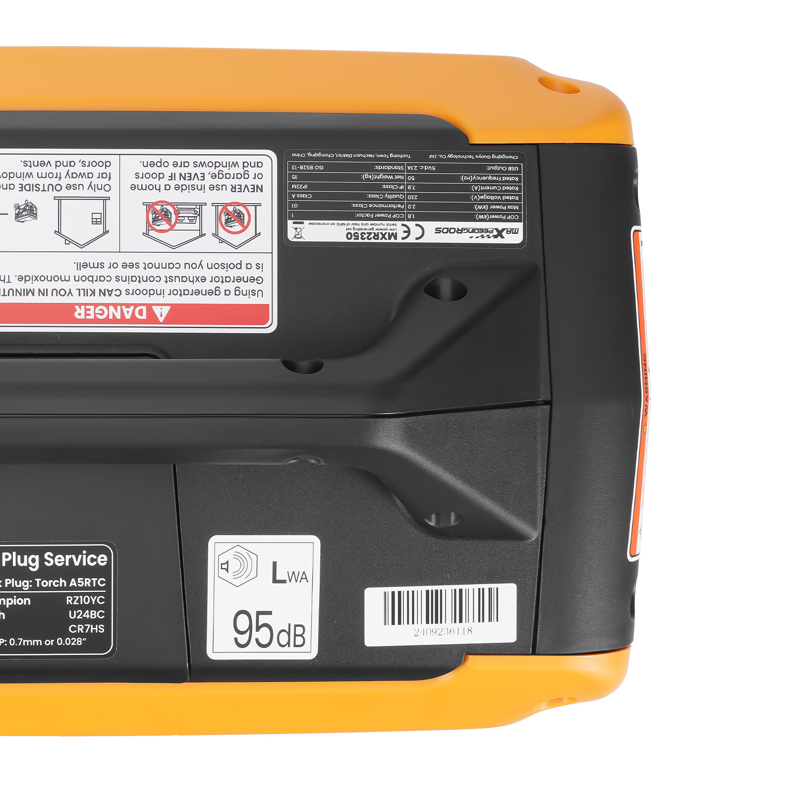 2000W Groupe électrogène D'onduleur Essence portable générateur silencieux camp