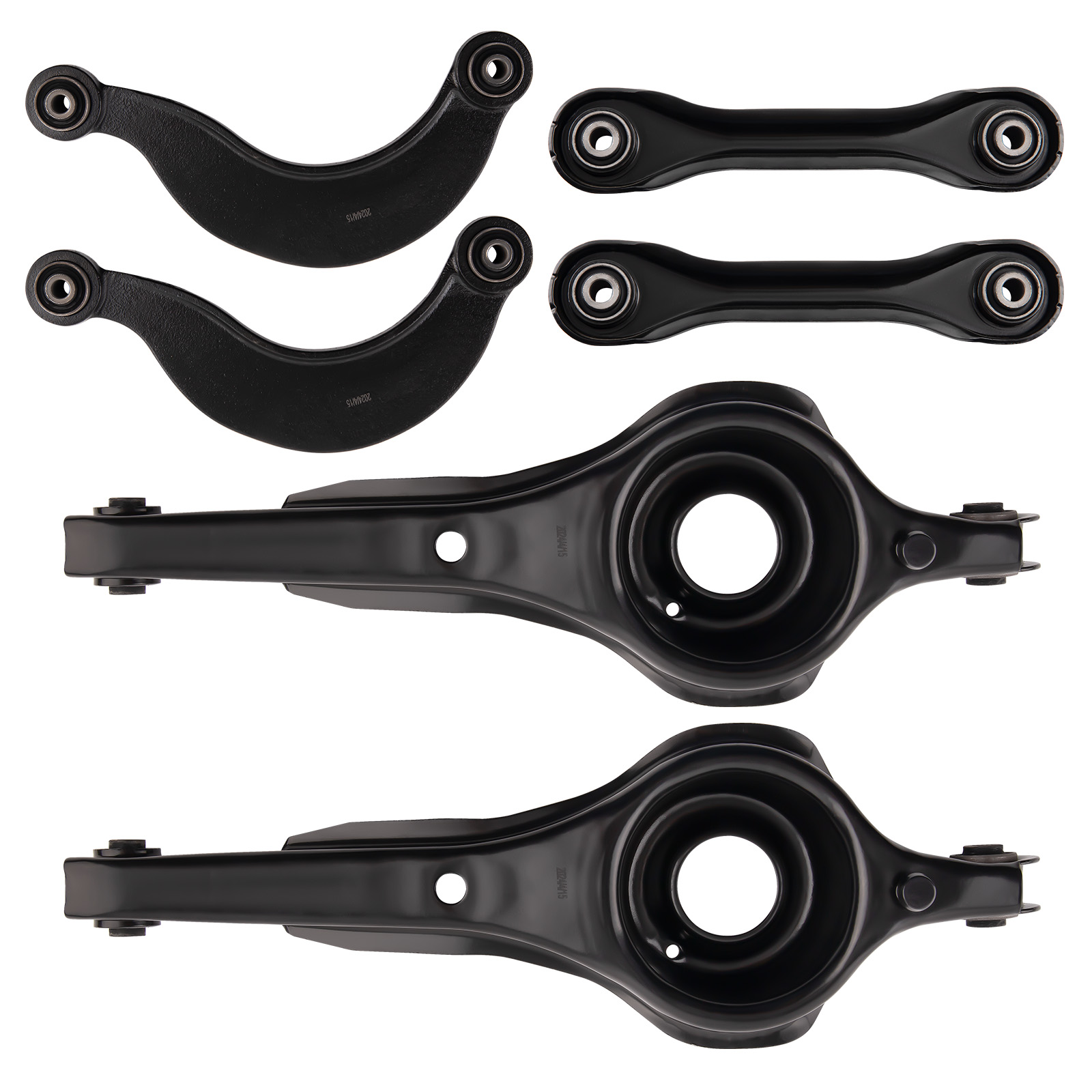 6pcs Rear Lower + Upper Control Arm Suspension Kit for Ford Focus 1998-2011