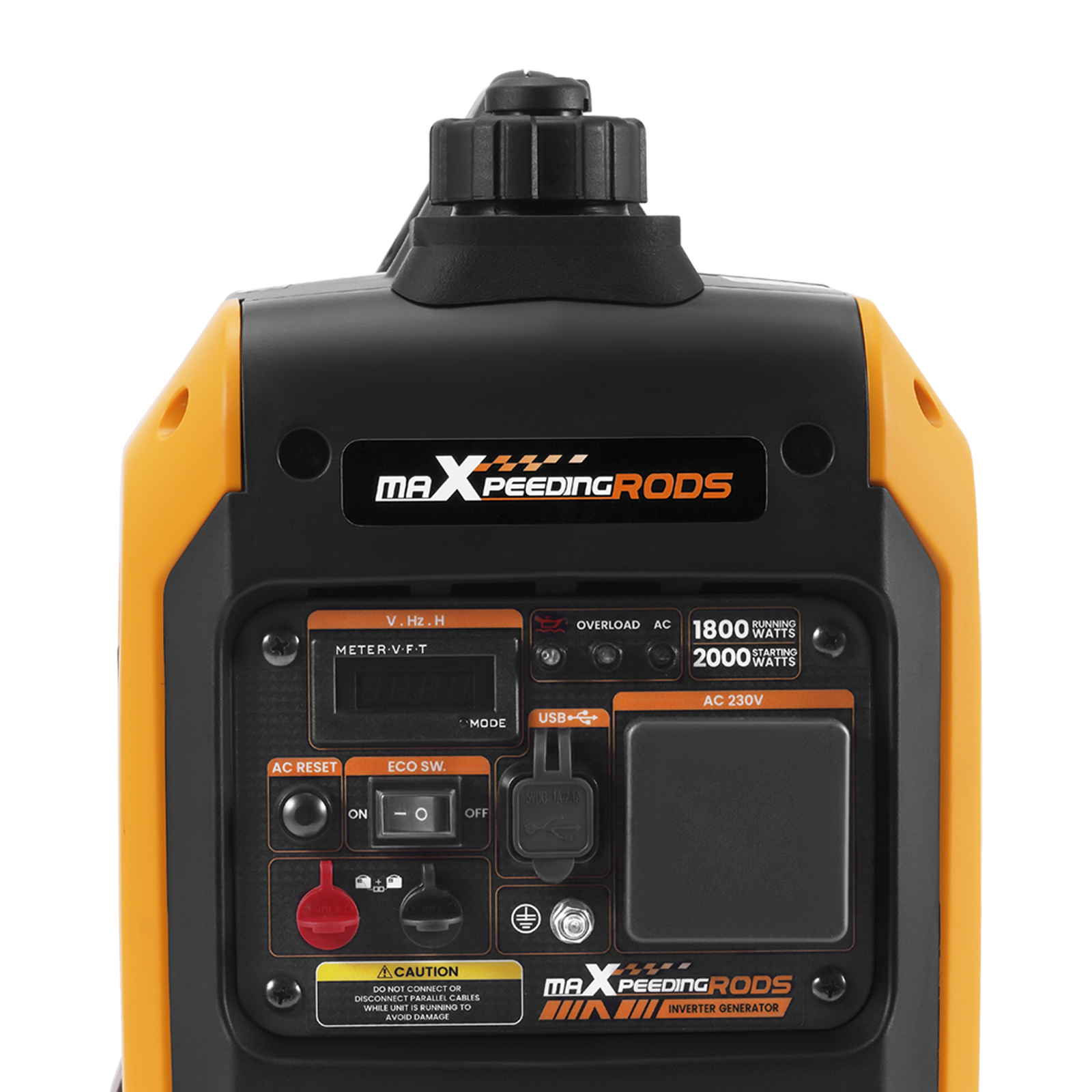 2000W Generator Petrol Inverter Portable Suitcase Silent 15KG Camping RV SUV