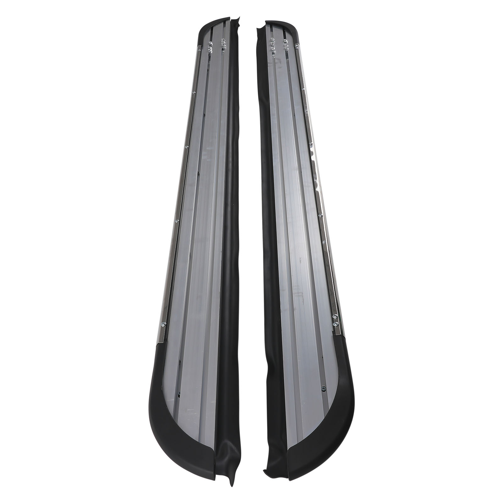 Black Side Step Running Board for AUDI Q7 2017-2023 4M 4MB Aluminum Pair