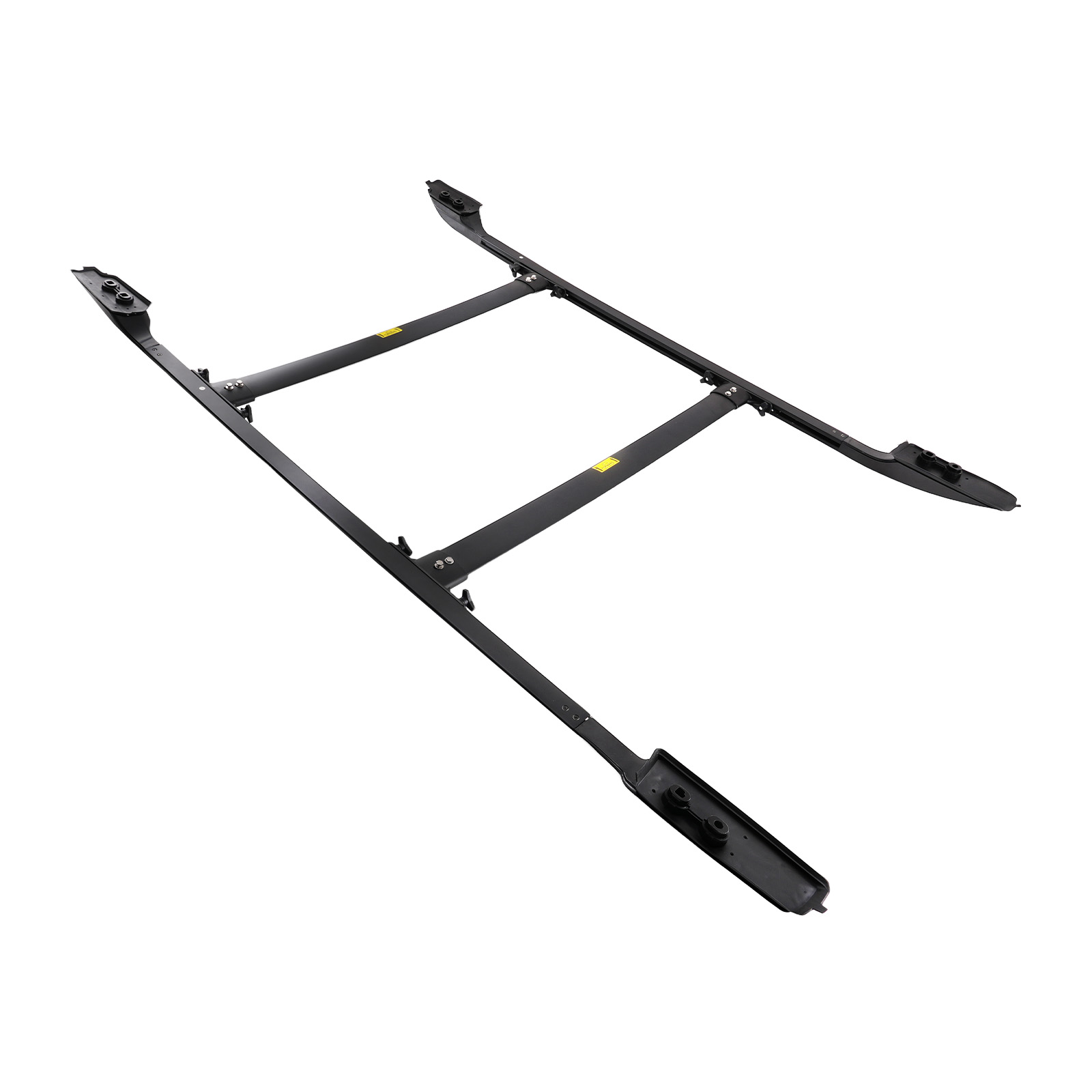 Roof Rails Rack Cross Bars Aluminium Black For Toyota RAV4 MK3 2006-2012