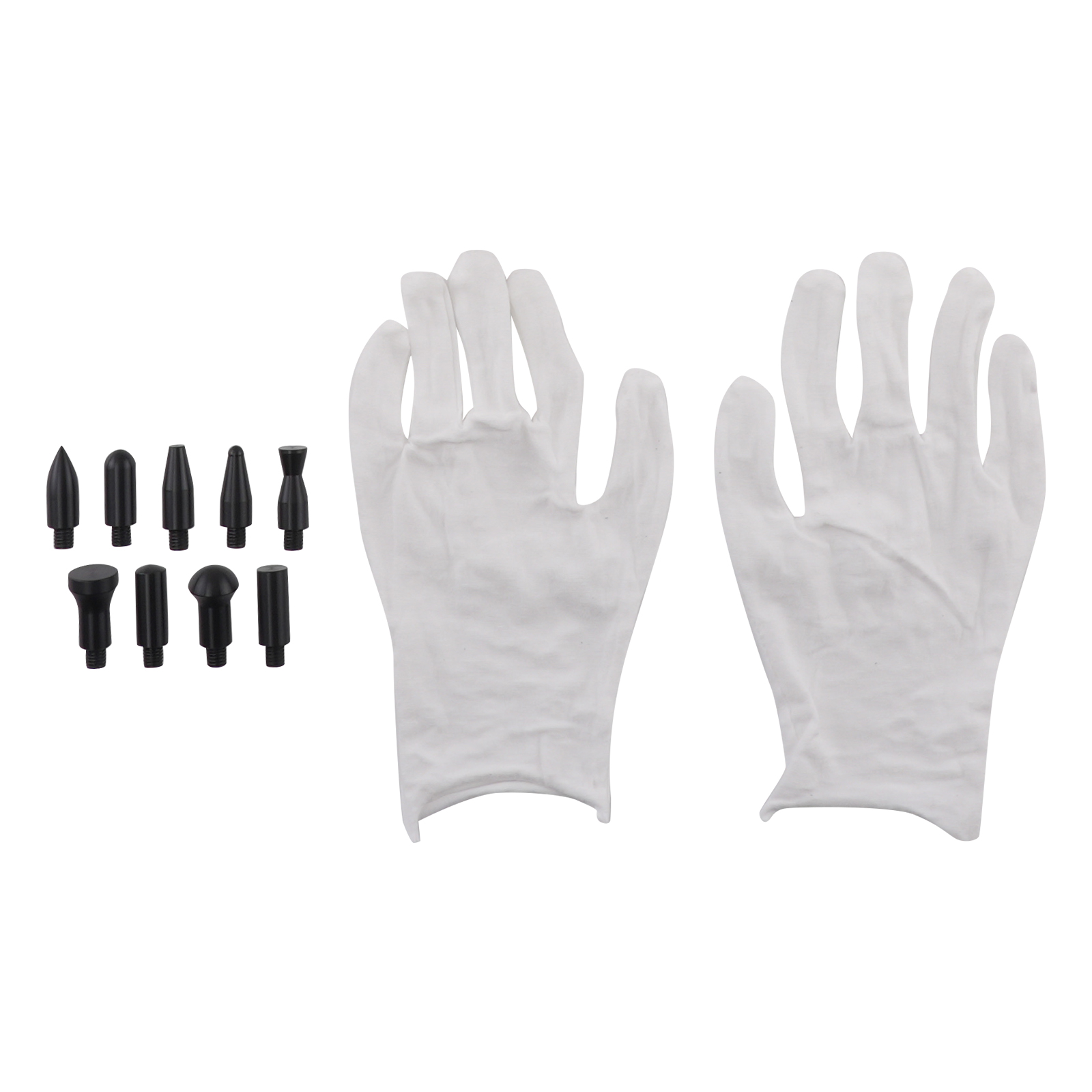 16Pcs Car Body Dent Repair Kit PDR Stainless Steel Rods Tapper Heads
