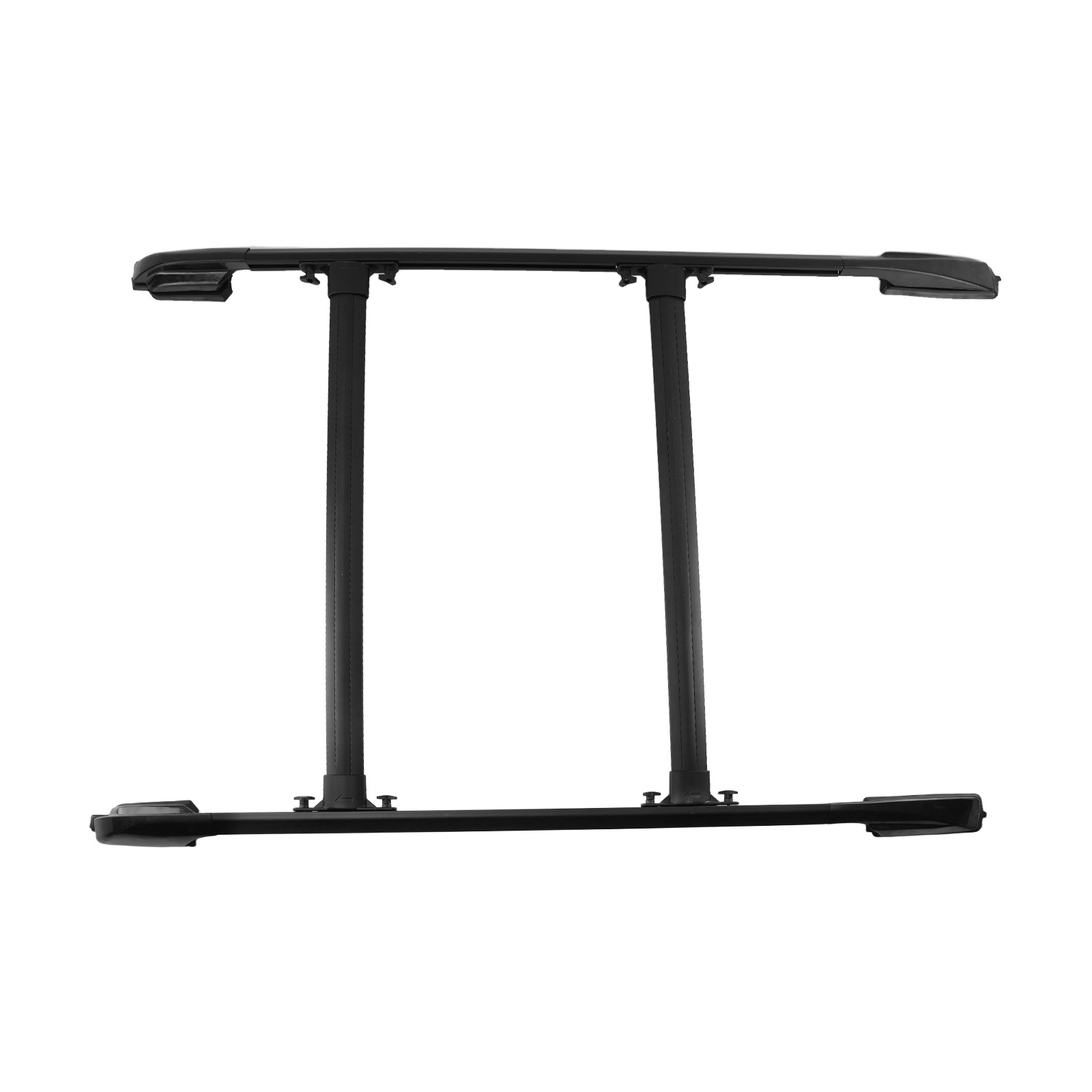 Roof Rails Rack Cross Bars Aluminium Black For Toyota RAV4 MK3 2006-2012