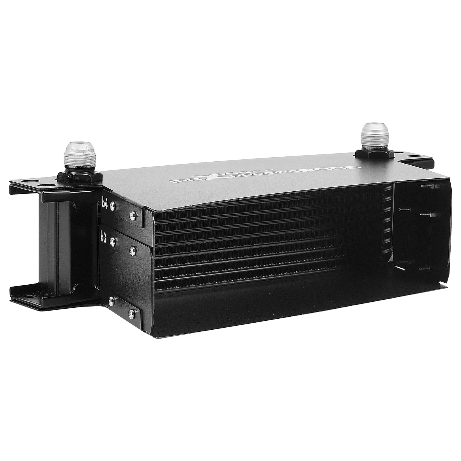 Kit Refroidisseur Huile 10 Rangées Universel Aluminium AN10 Support Montage