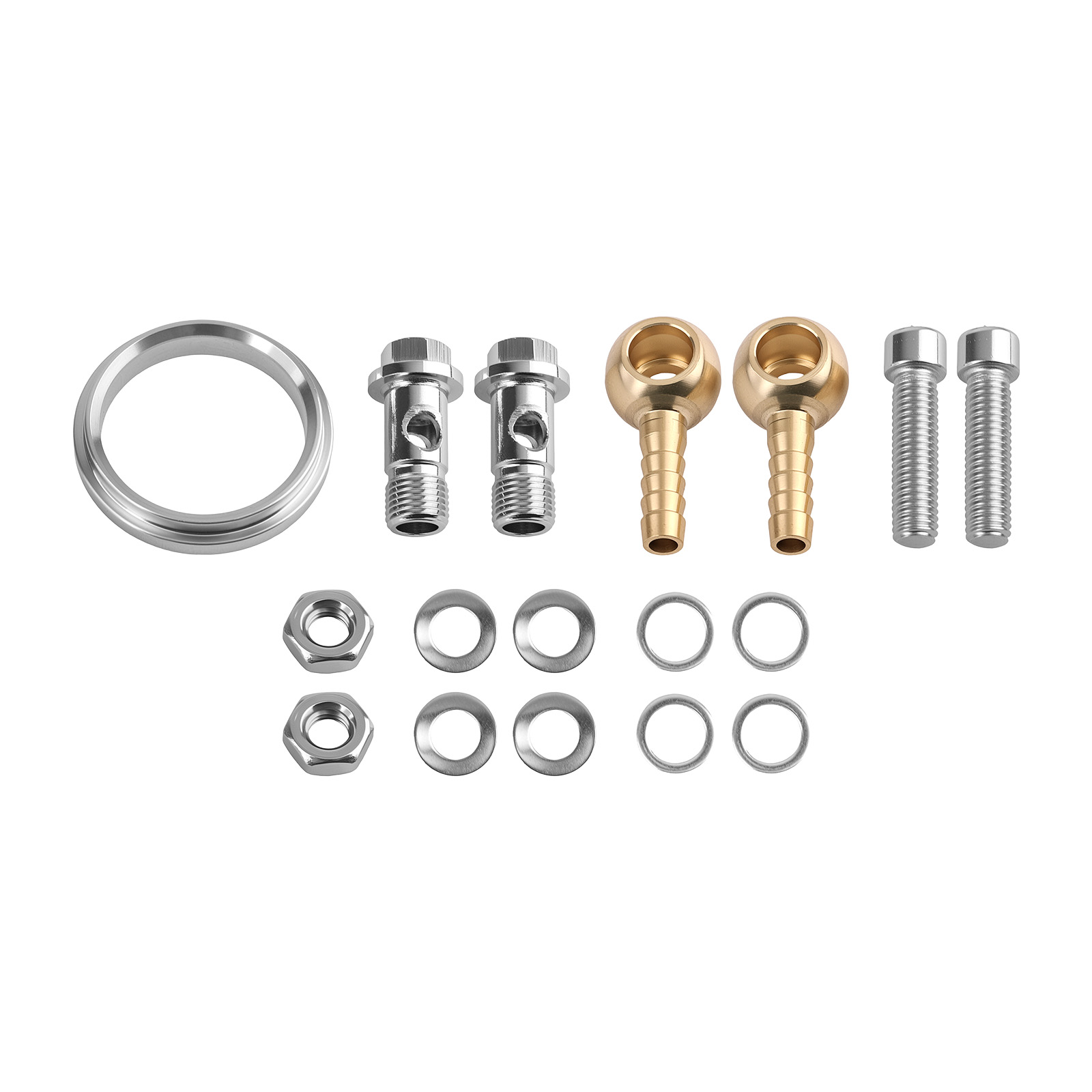 Universal 38Mm   External Turbo Wastegate Dump Silver for all turbo new