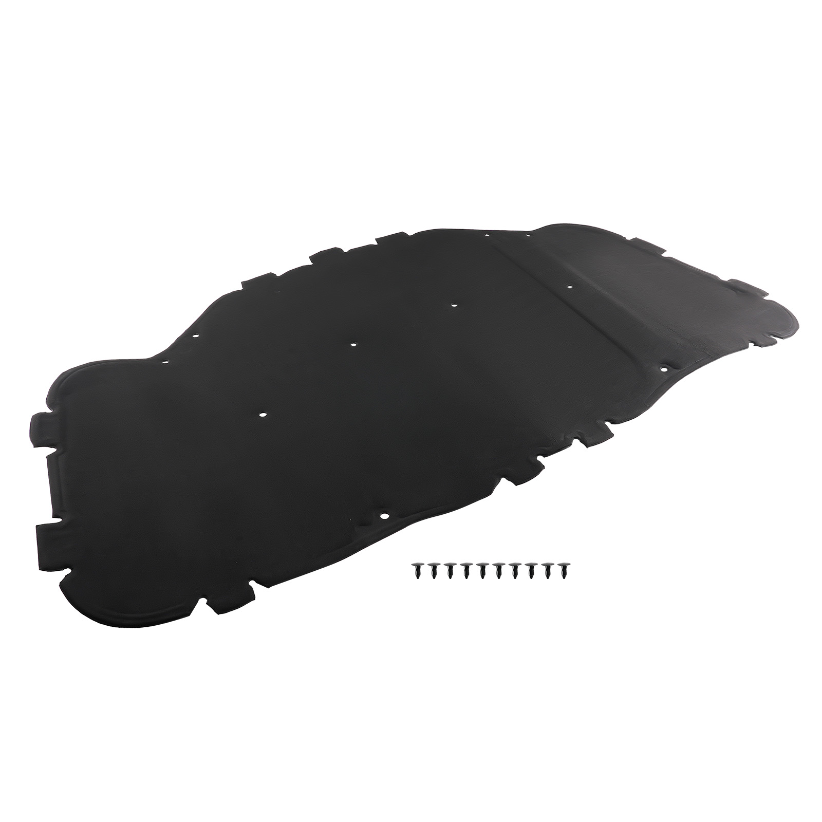 Engine Hood Heat Shield Pad for BMW E60 E61 51487148208 Black PET 03-10