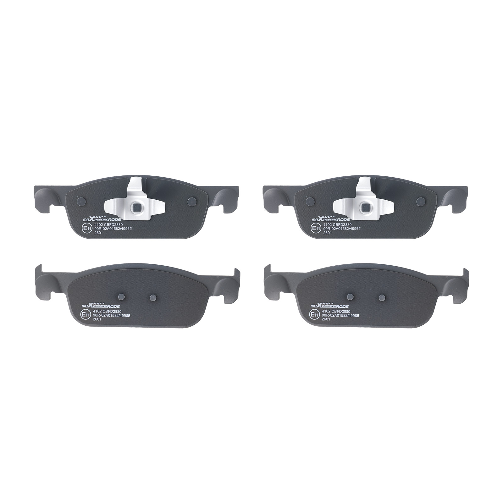 Front Brake Discs Pads Kit for Dacia Sandero/Renault Logan 2015-2023 402067615R