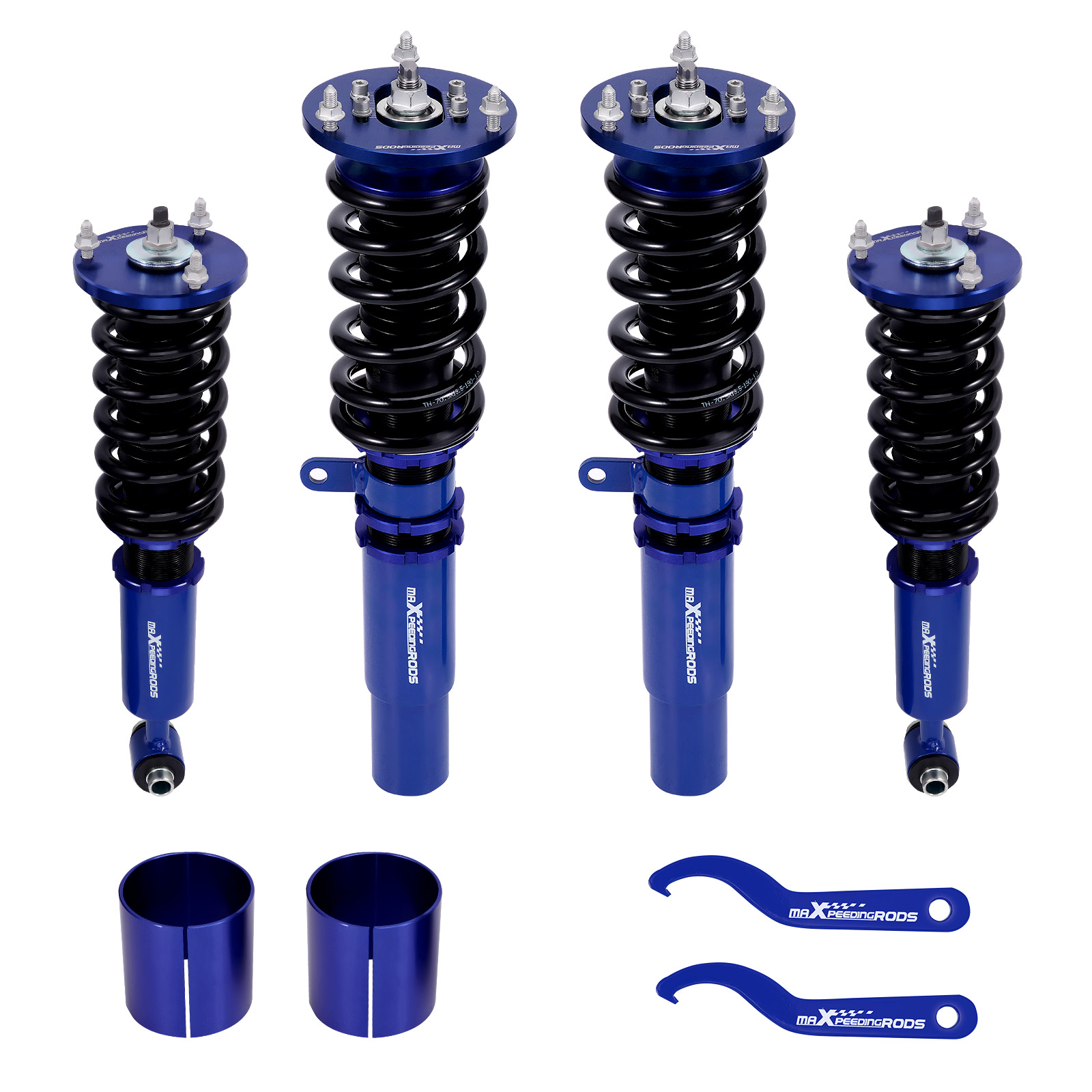 Kit de Combinés Filetés for BMW E39 1996-2003 Suspension Coilover + Top Mount
