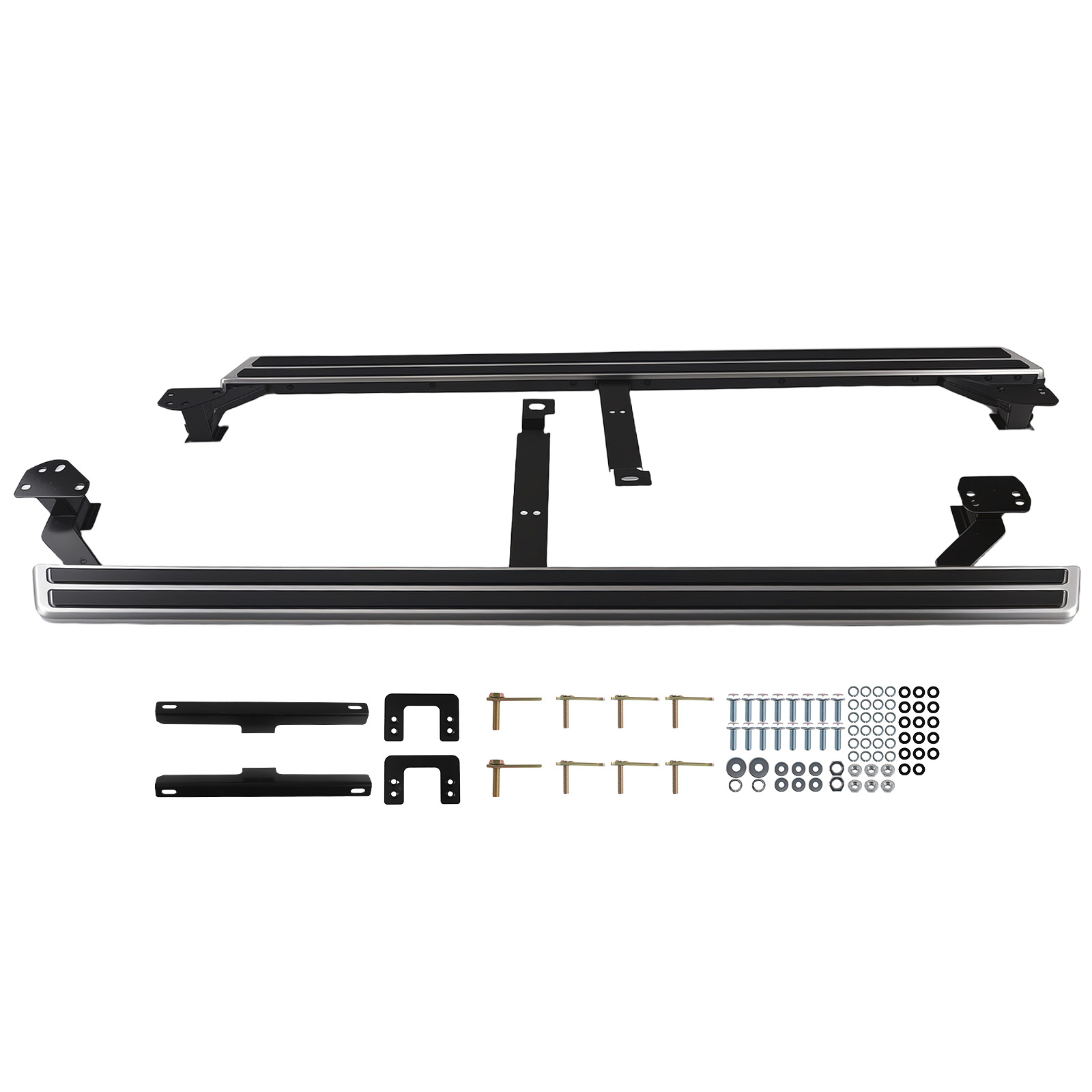 Aluminum Running Boards Side Steps for Audi Q7 2016-2023 4M Non-Slip Protection