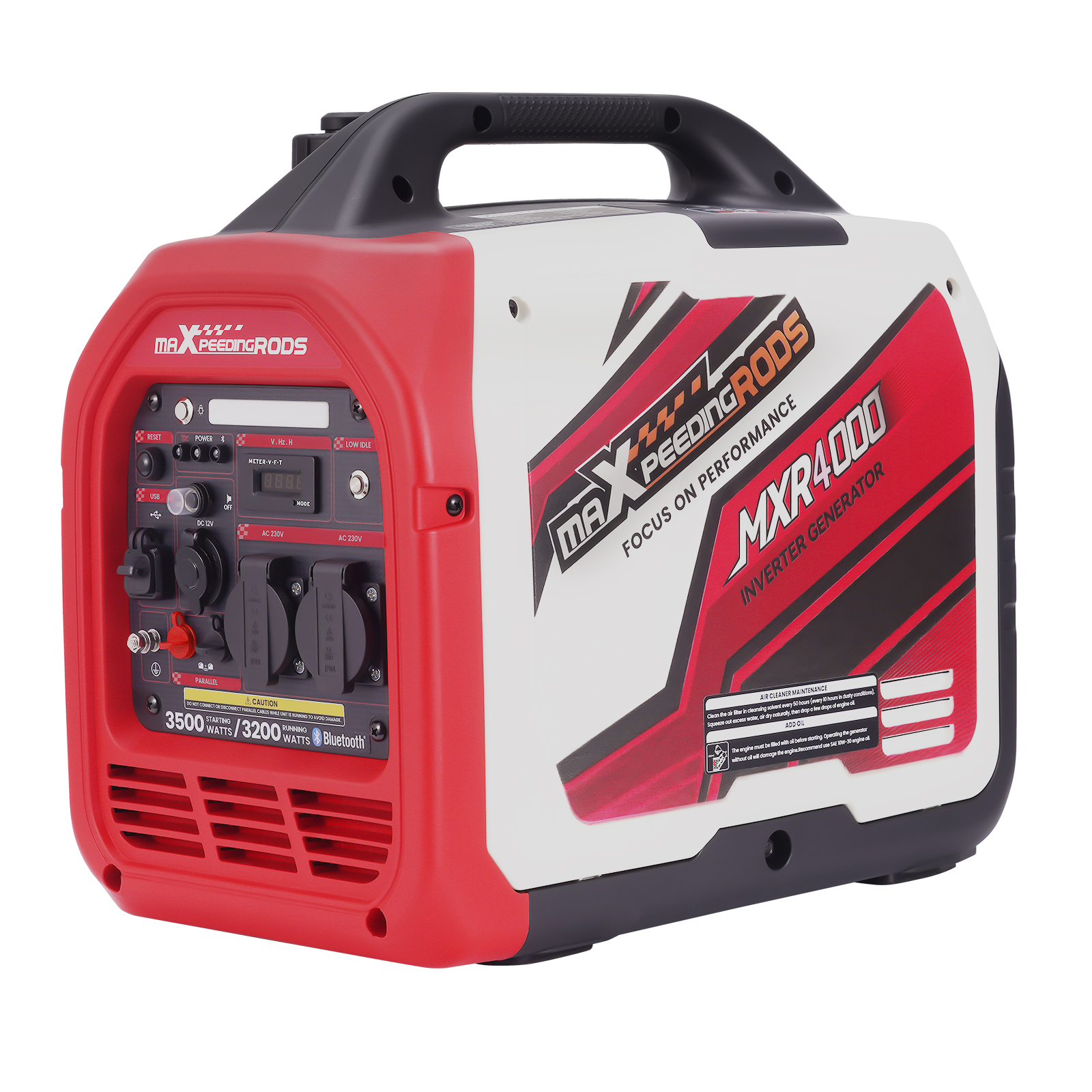 3.5KW MAX Groupe électrogène Inverter essence Générateur Bluetooth D'onduleur